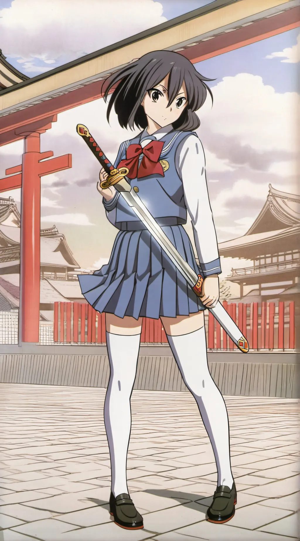 ai character: Ryuko Matoi background