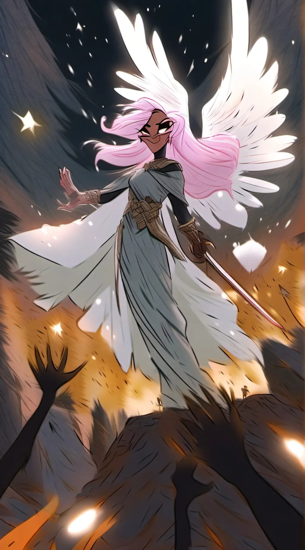 ai character: Angel dust background