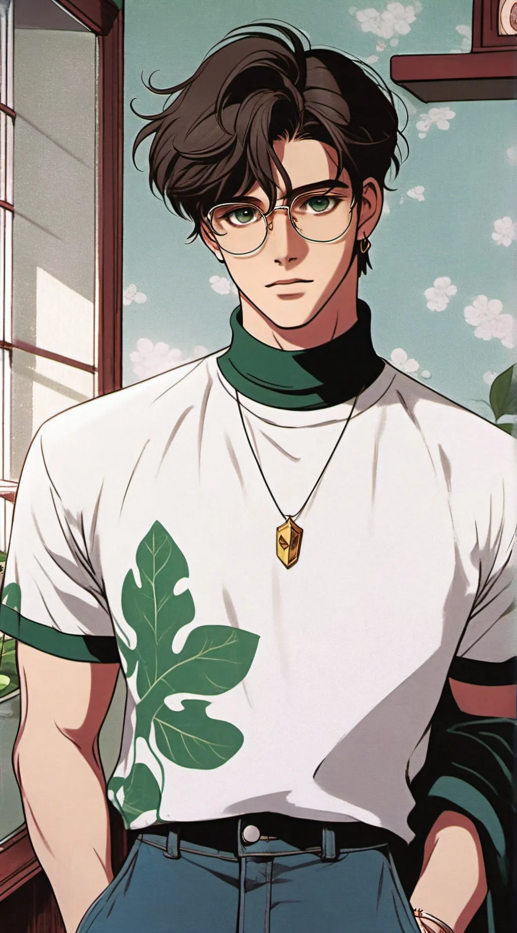 ai character: Leo background