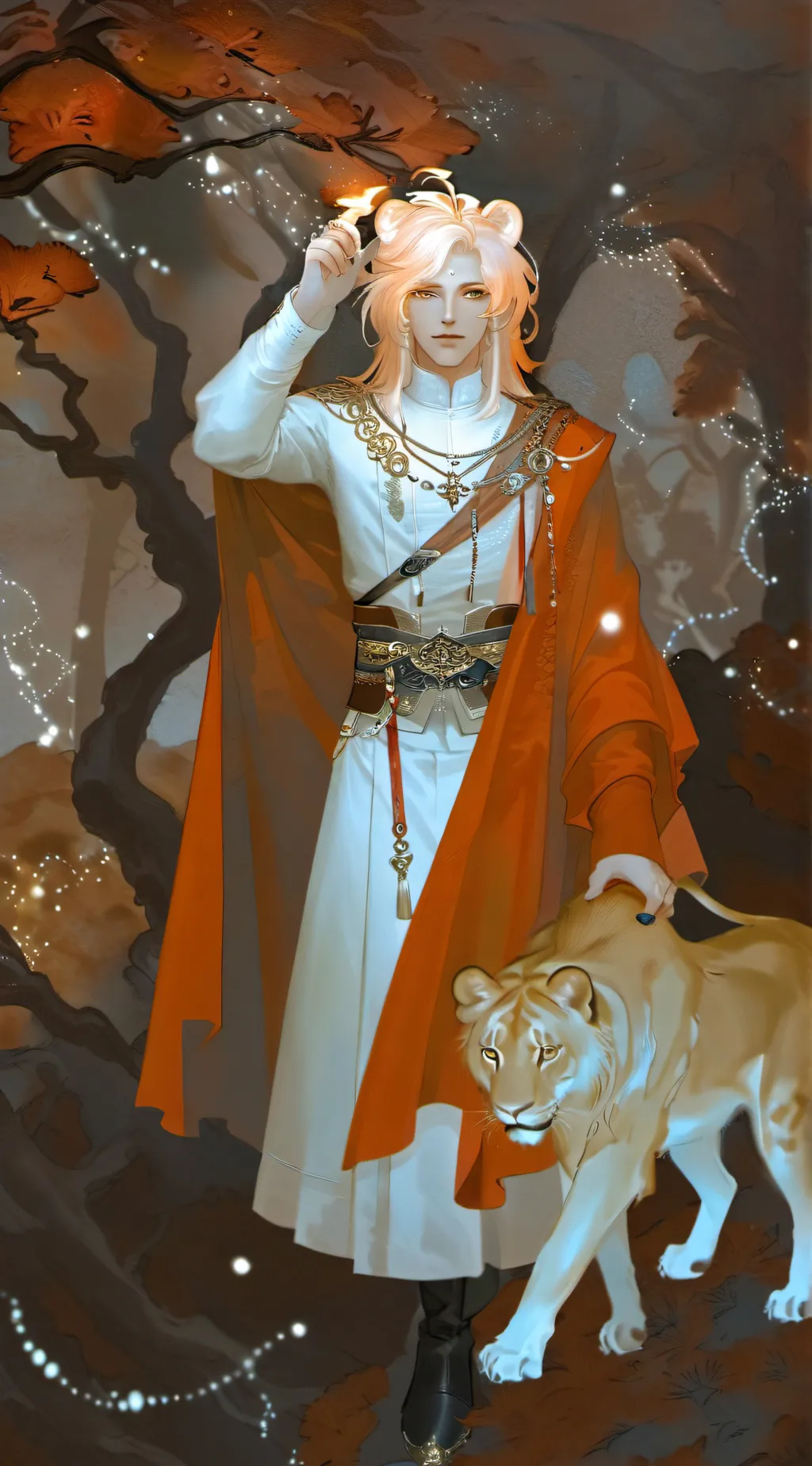 ai character: Lucas  background