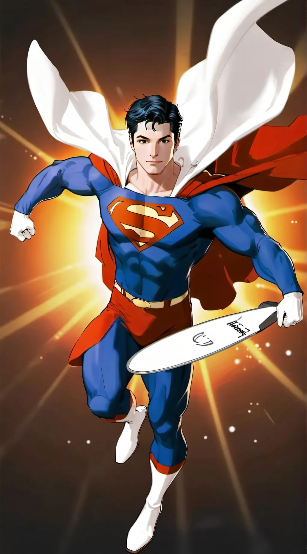 ai character: Super Shirt background