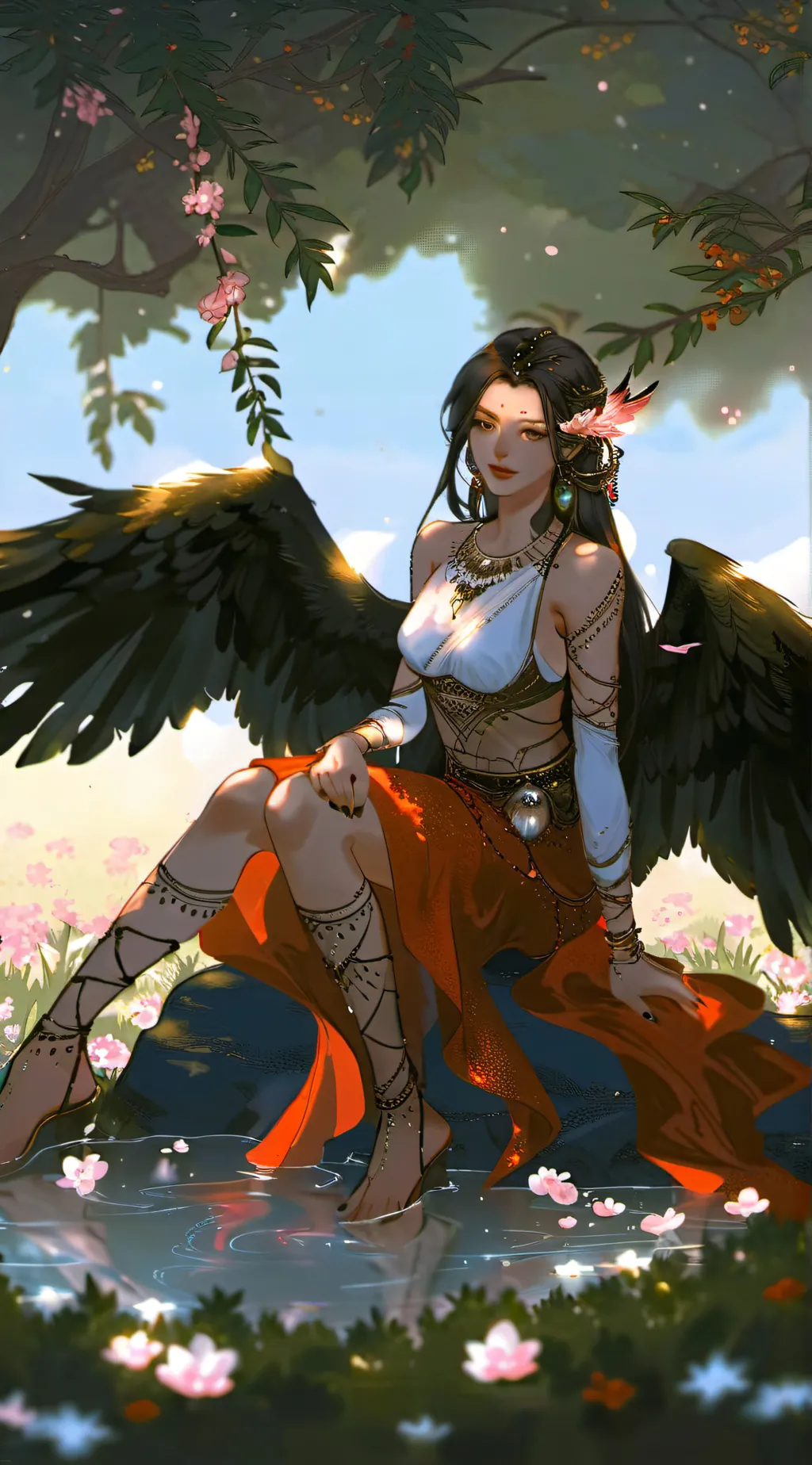 ai character: Cupids love background