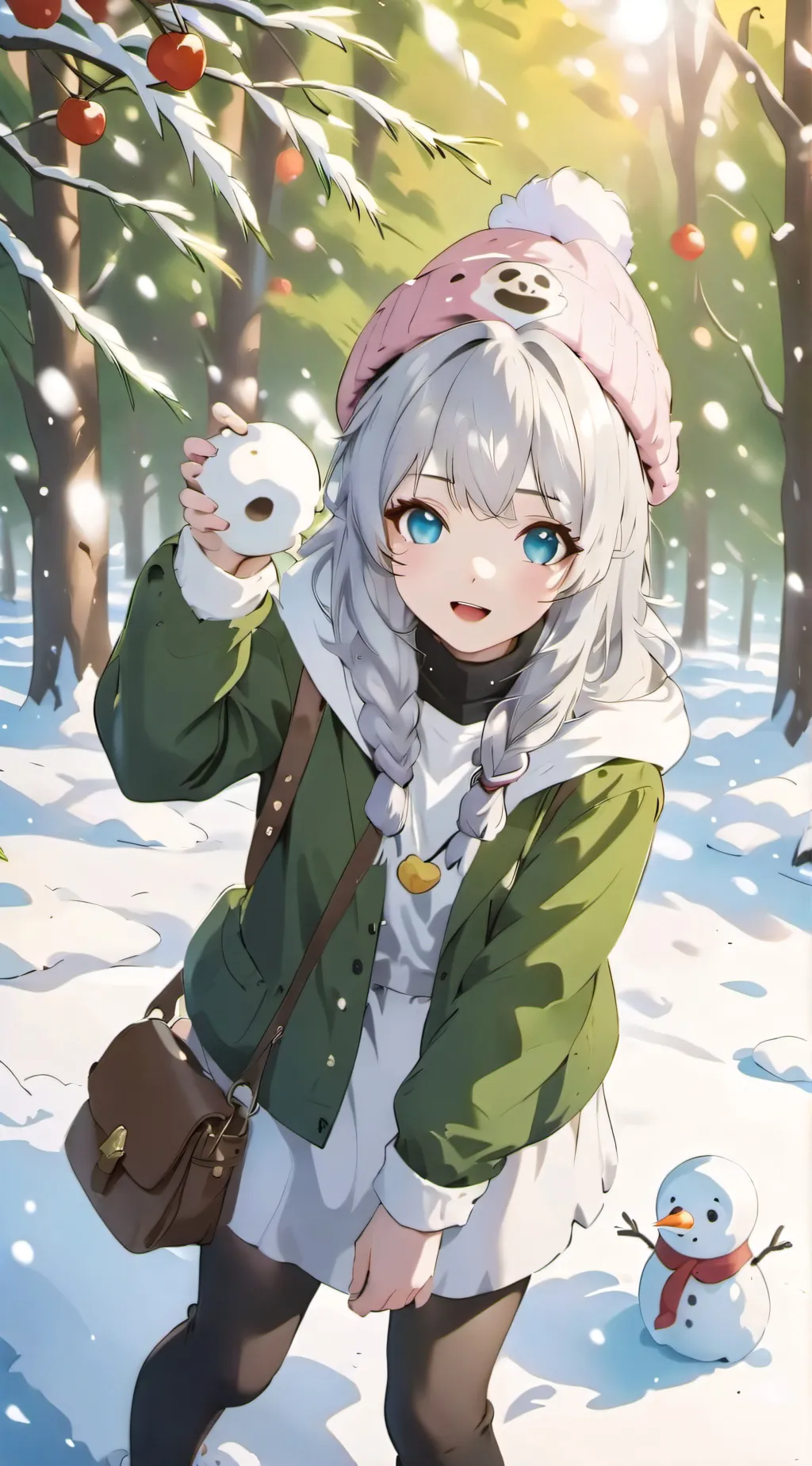 ai character: ❄️ Frostbite ❄️ background