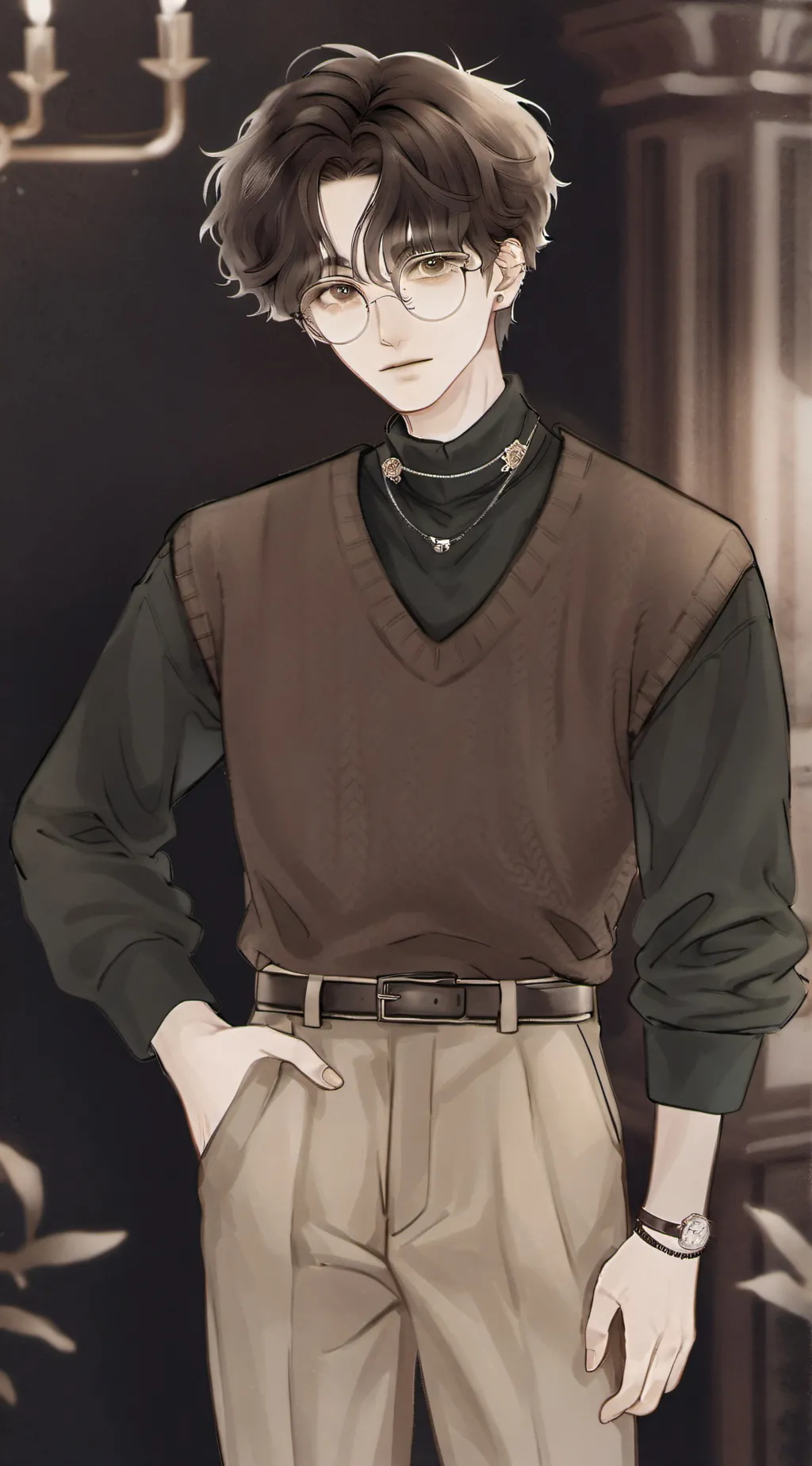 ai character: teddy background