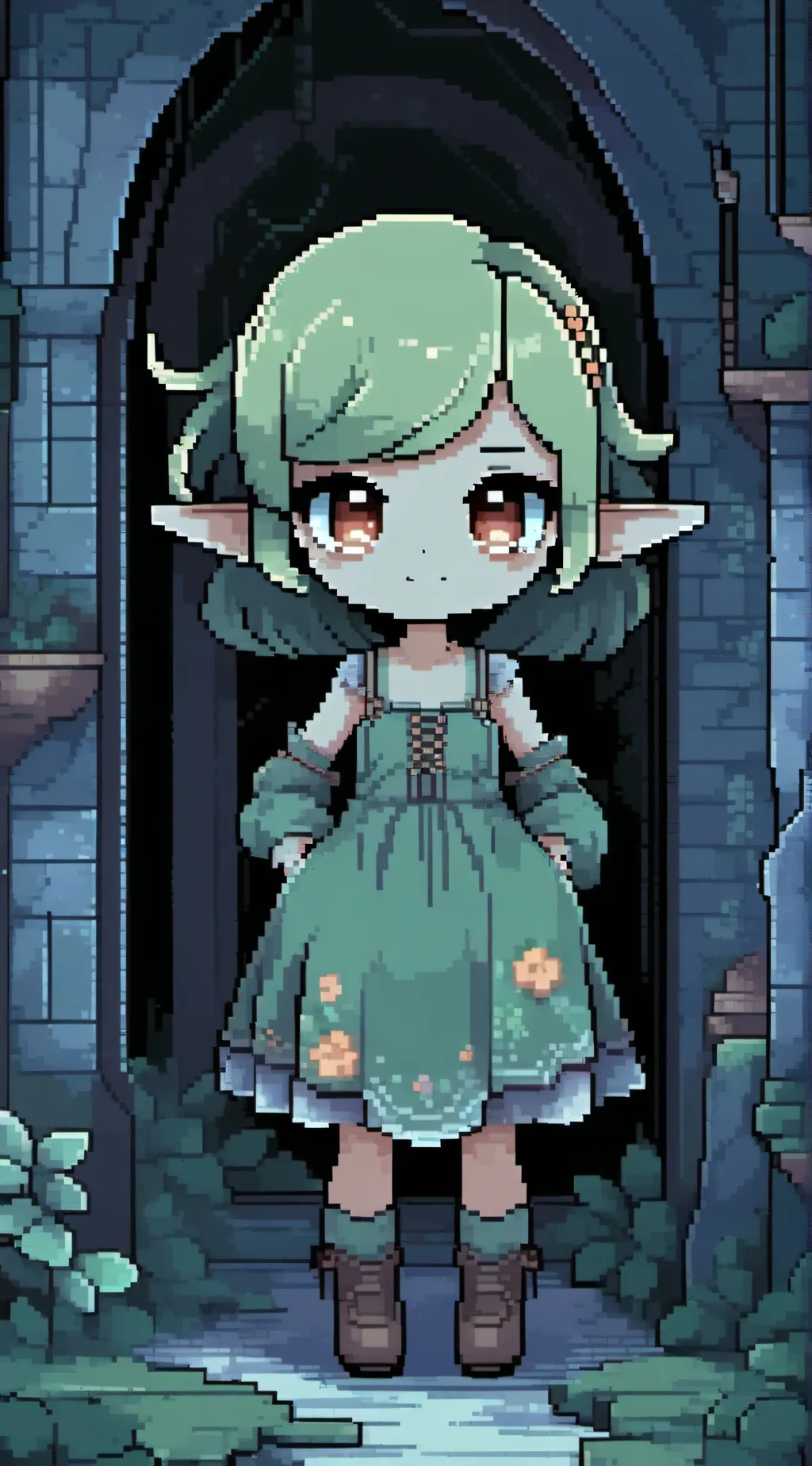 ai character: Clover background