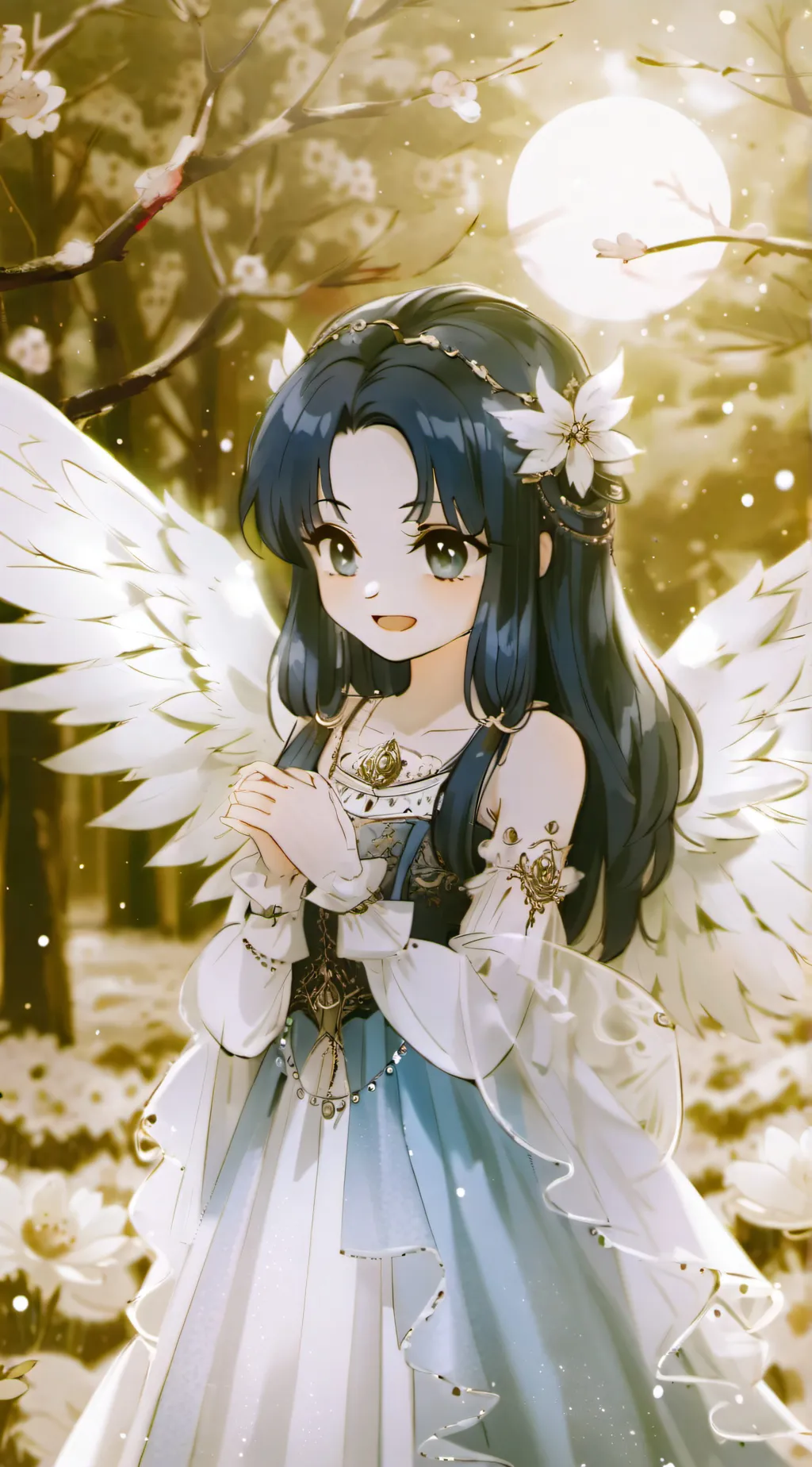 ai character: muichiro but girl background