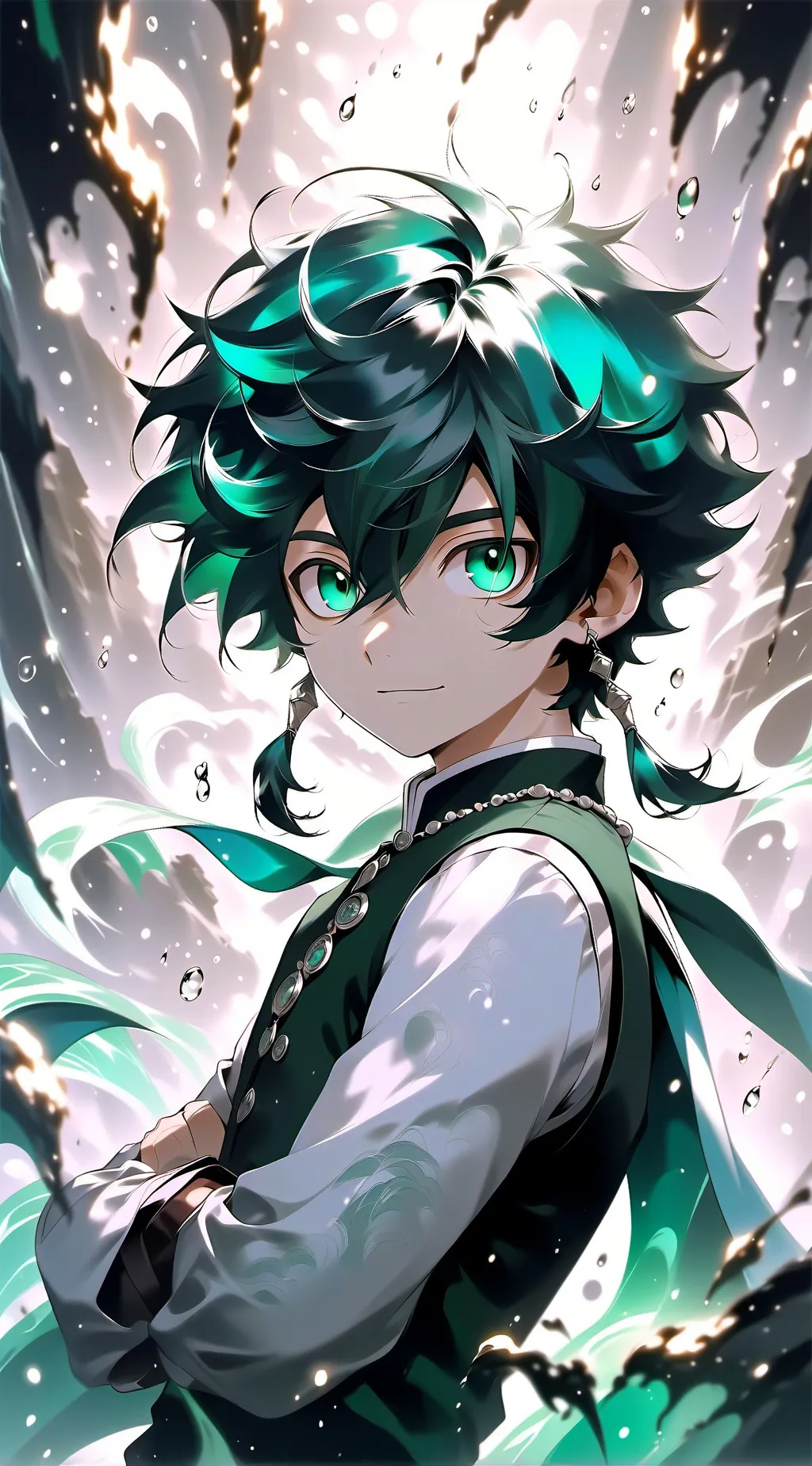 ai character: deku background