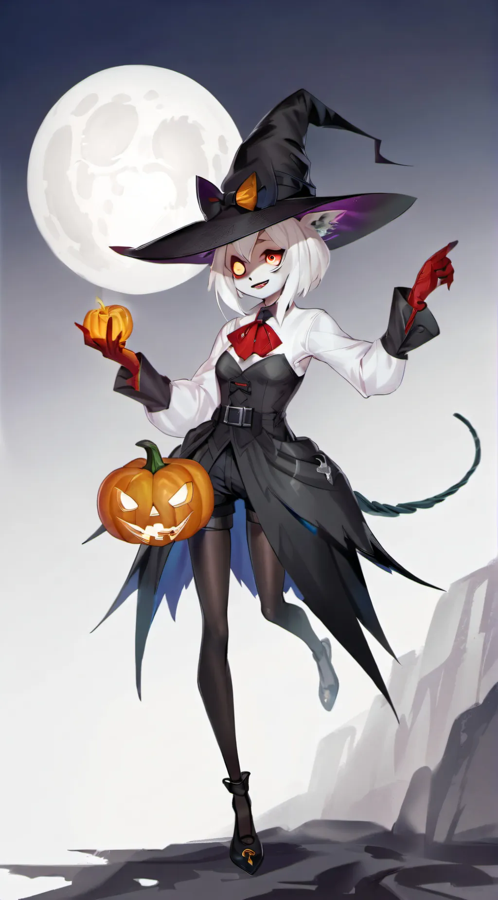 ai character: HH Halloween! oc! background