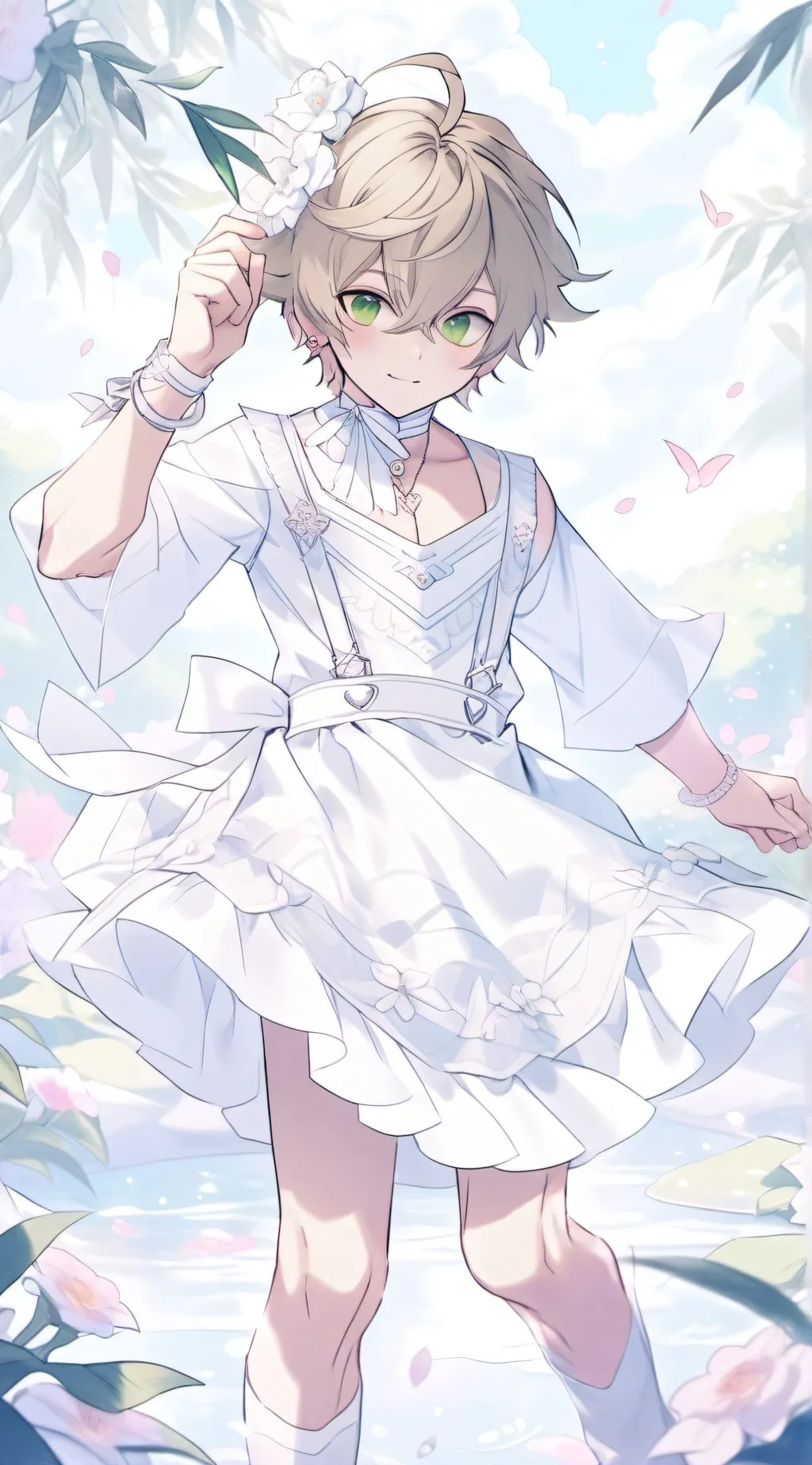 ai character: 💚bf therian💛 background