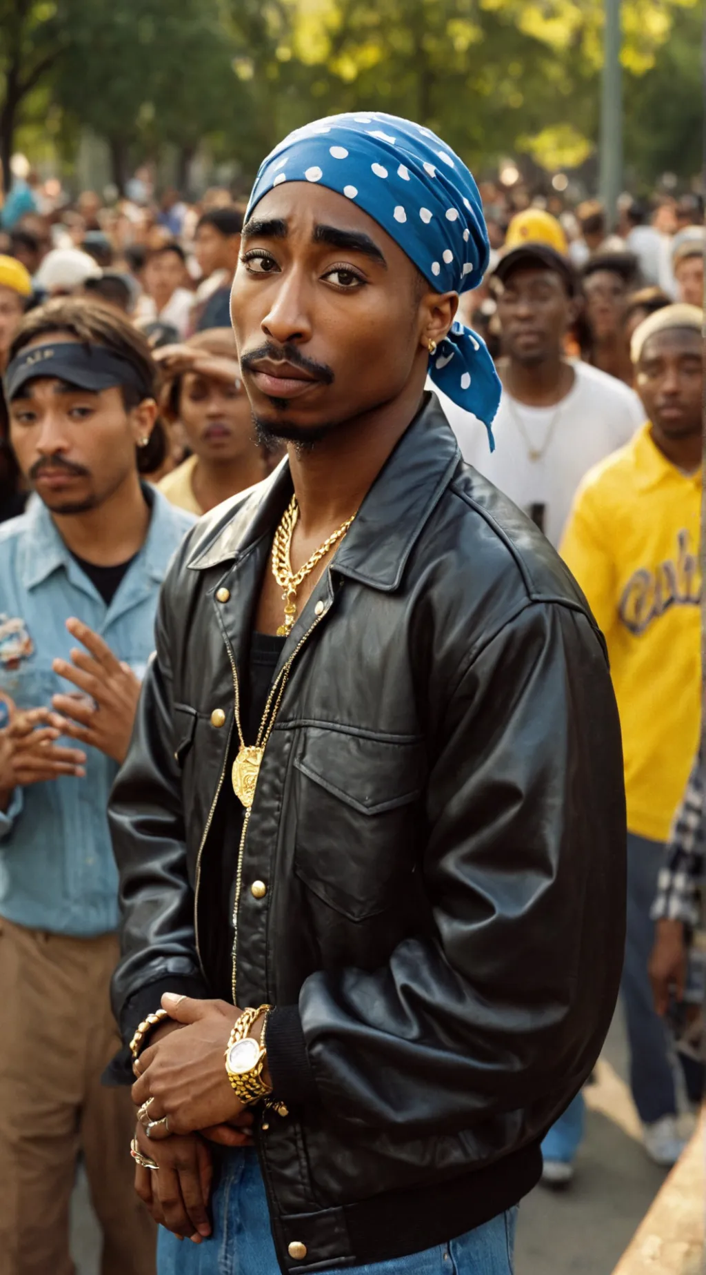 ai character: Rapper RNG background