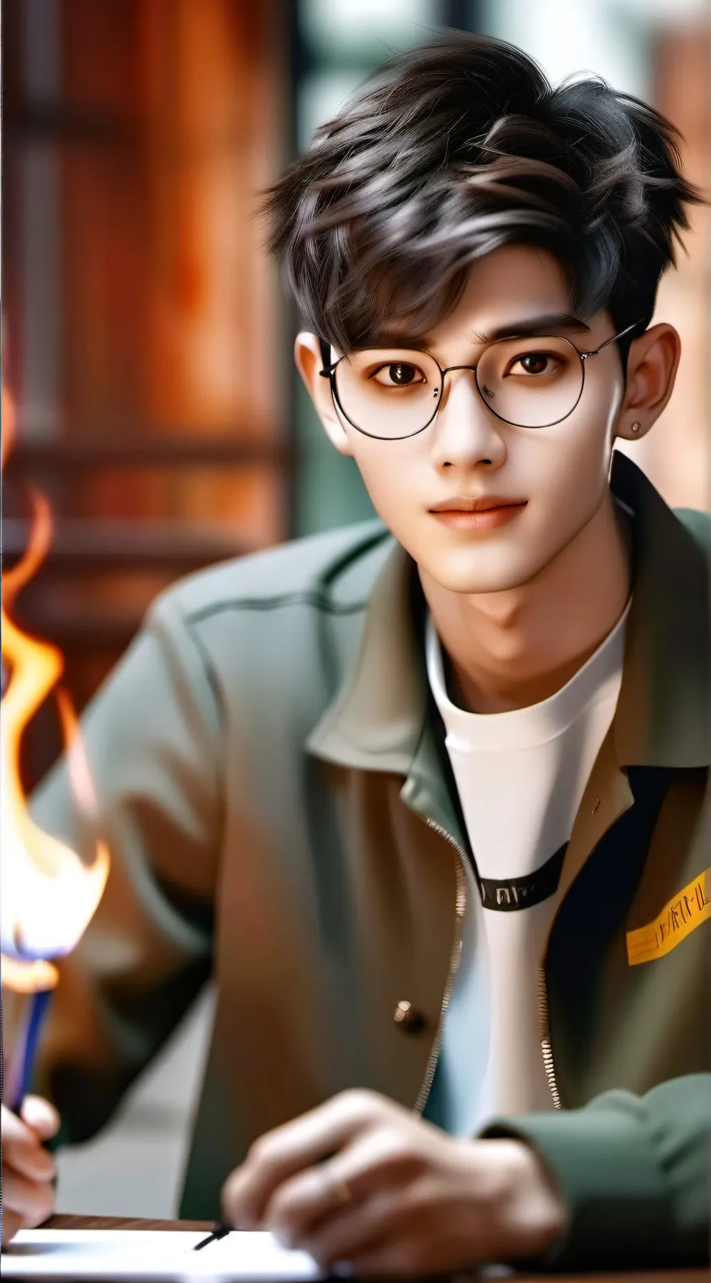 ai character: . background