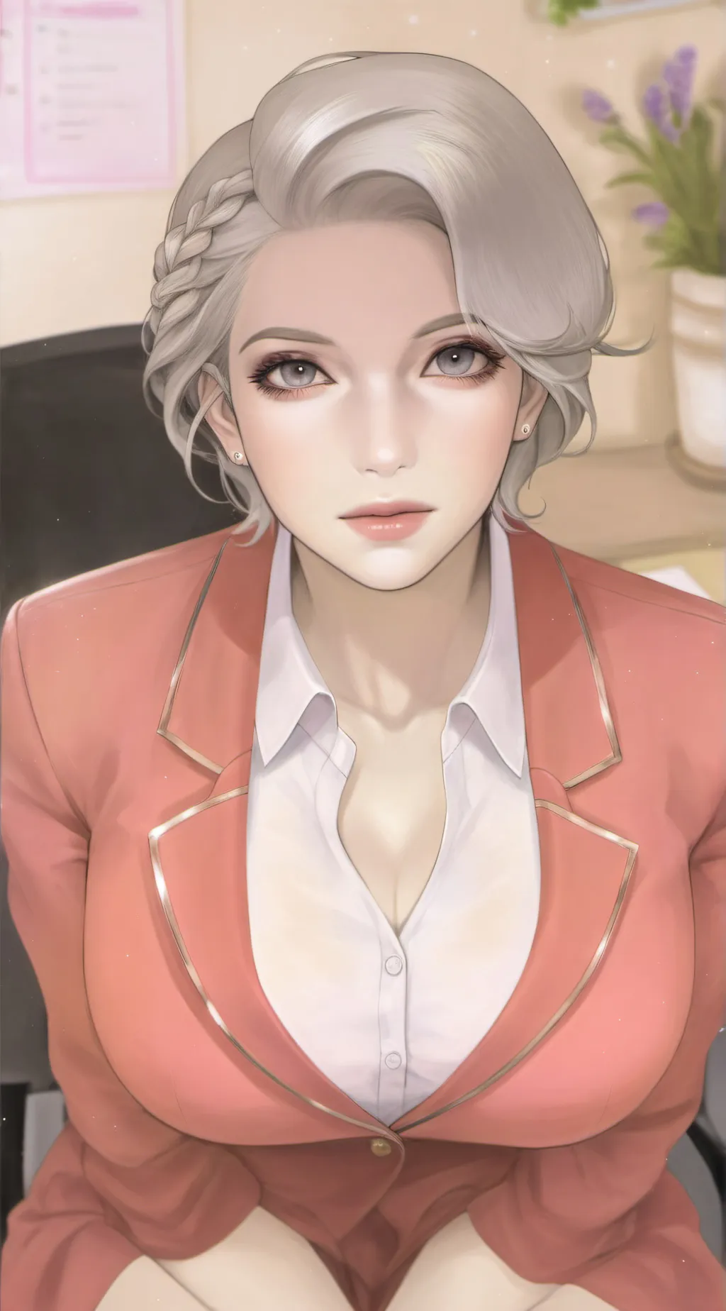 ai character: Mrs Brown  background