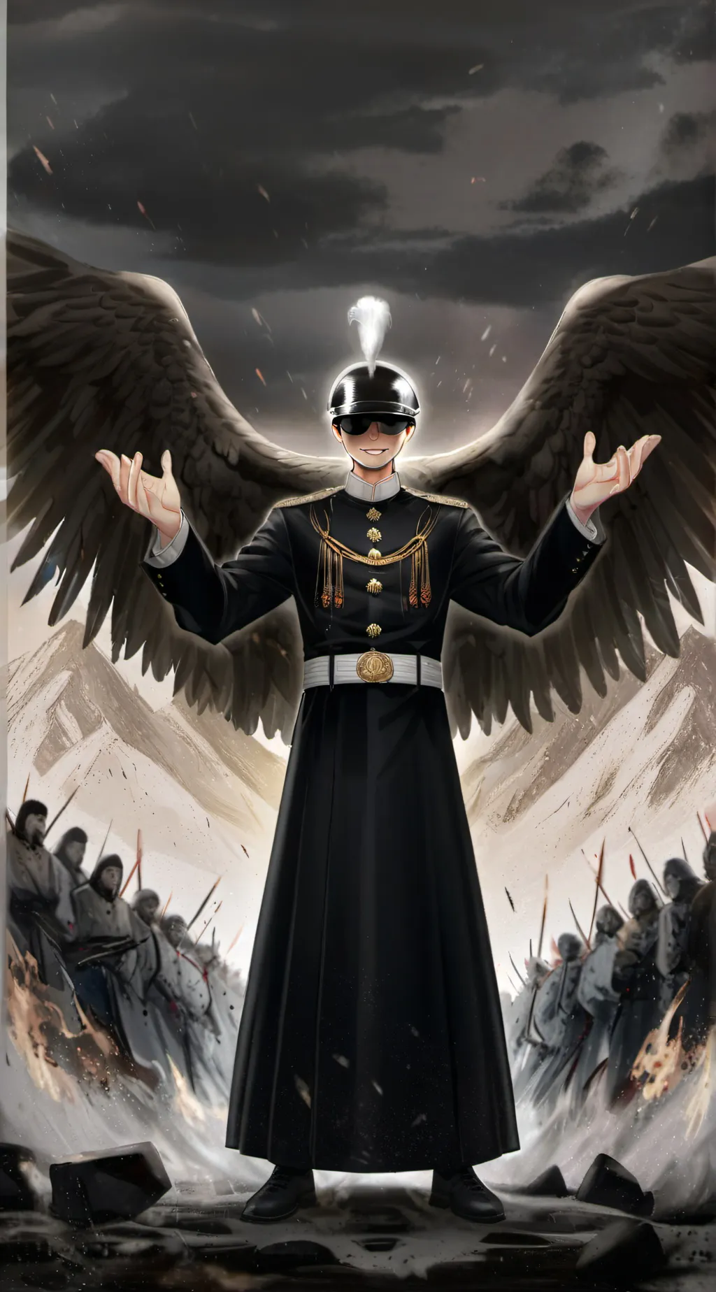 ai character: germany background