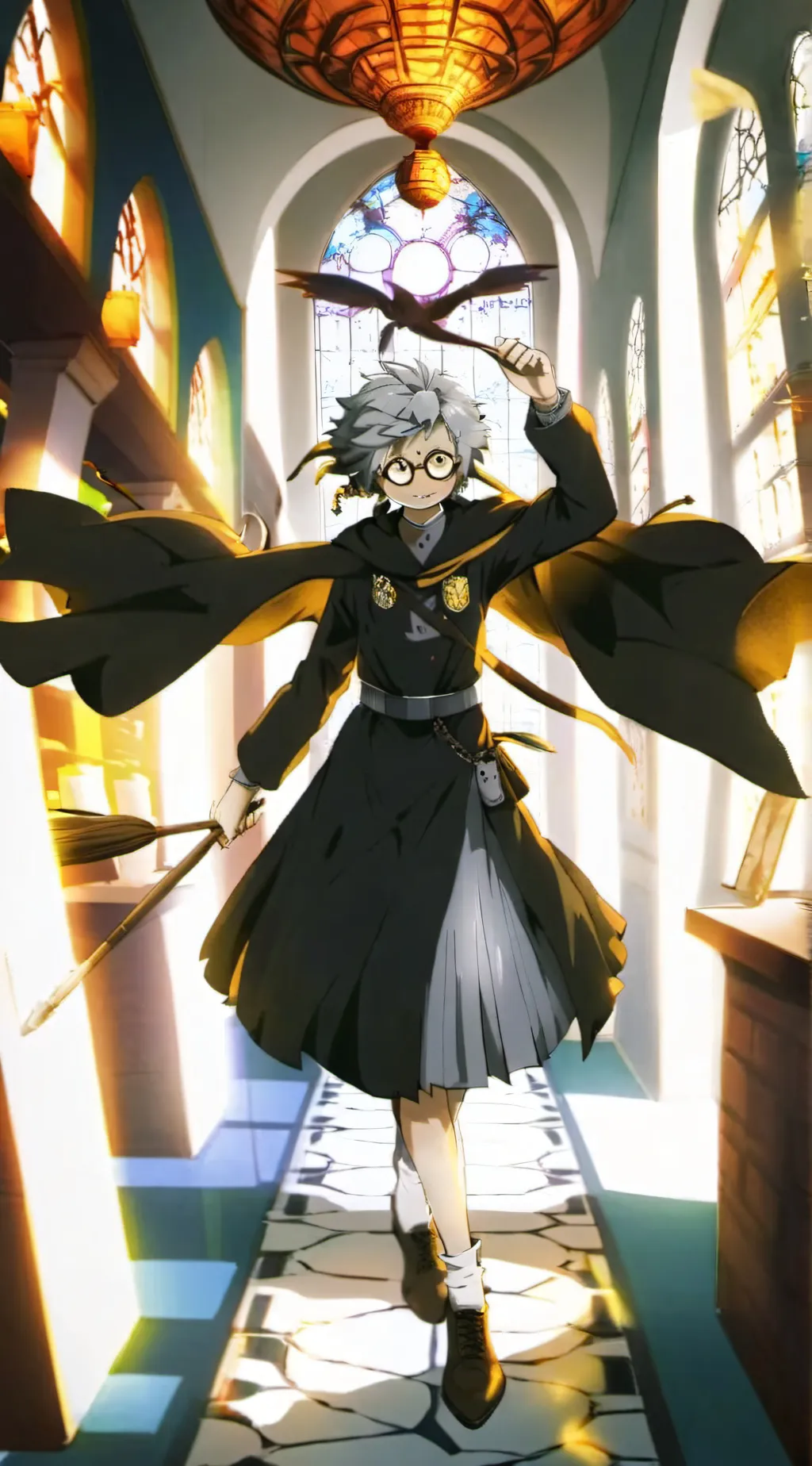 ai character: Hp in your house background