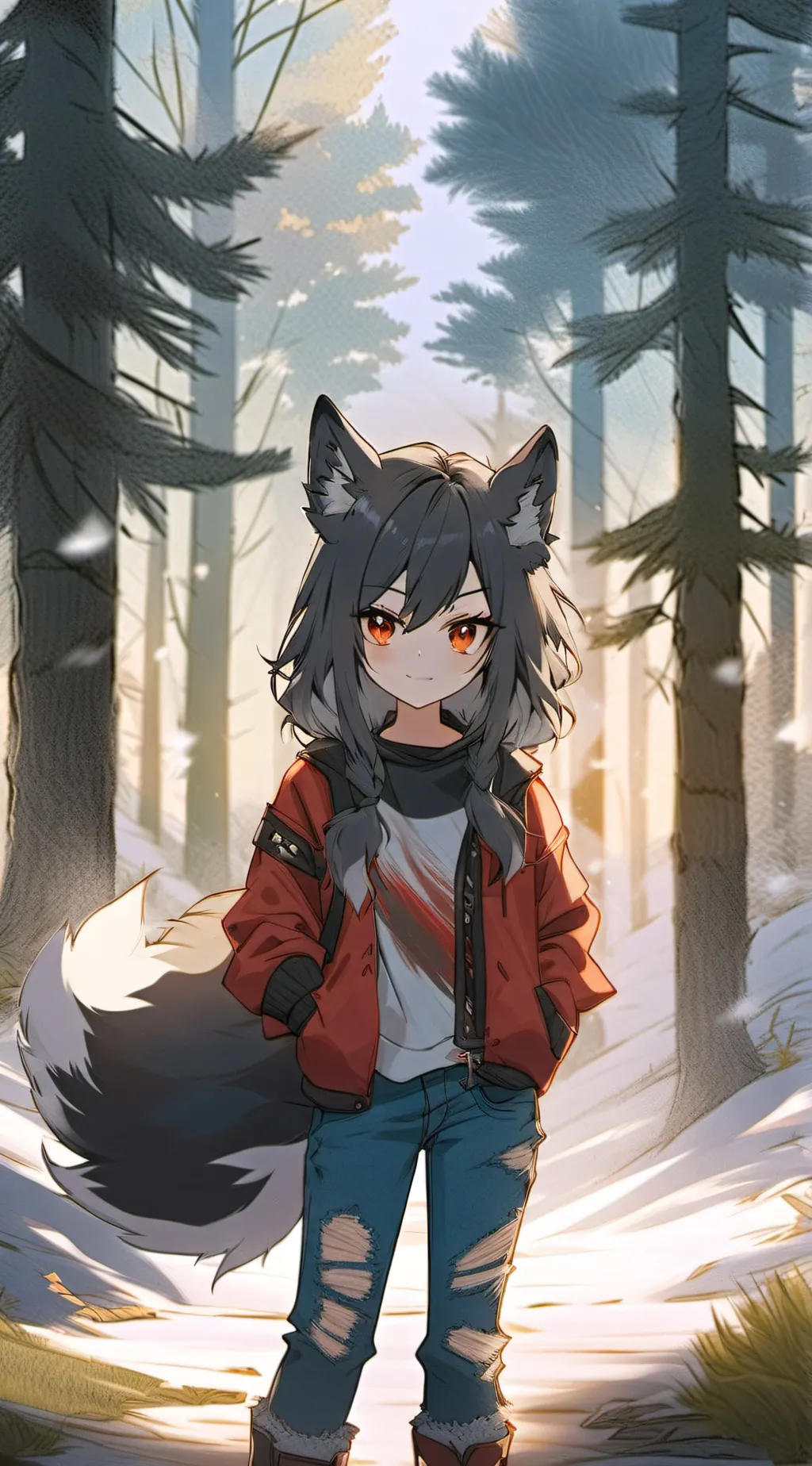 ai character: Scarlet  background