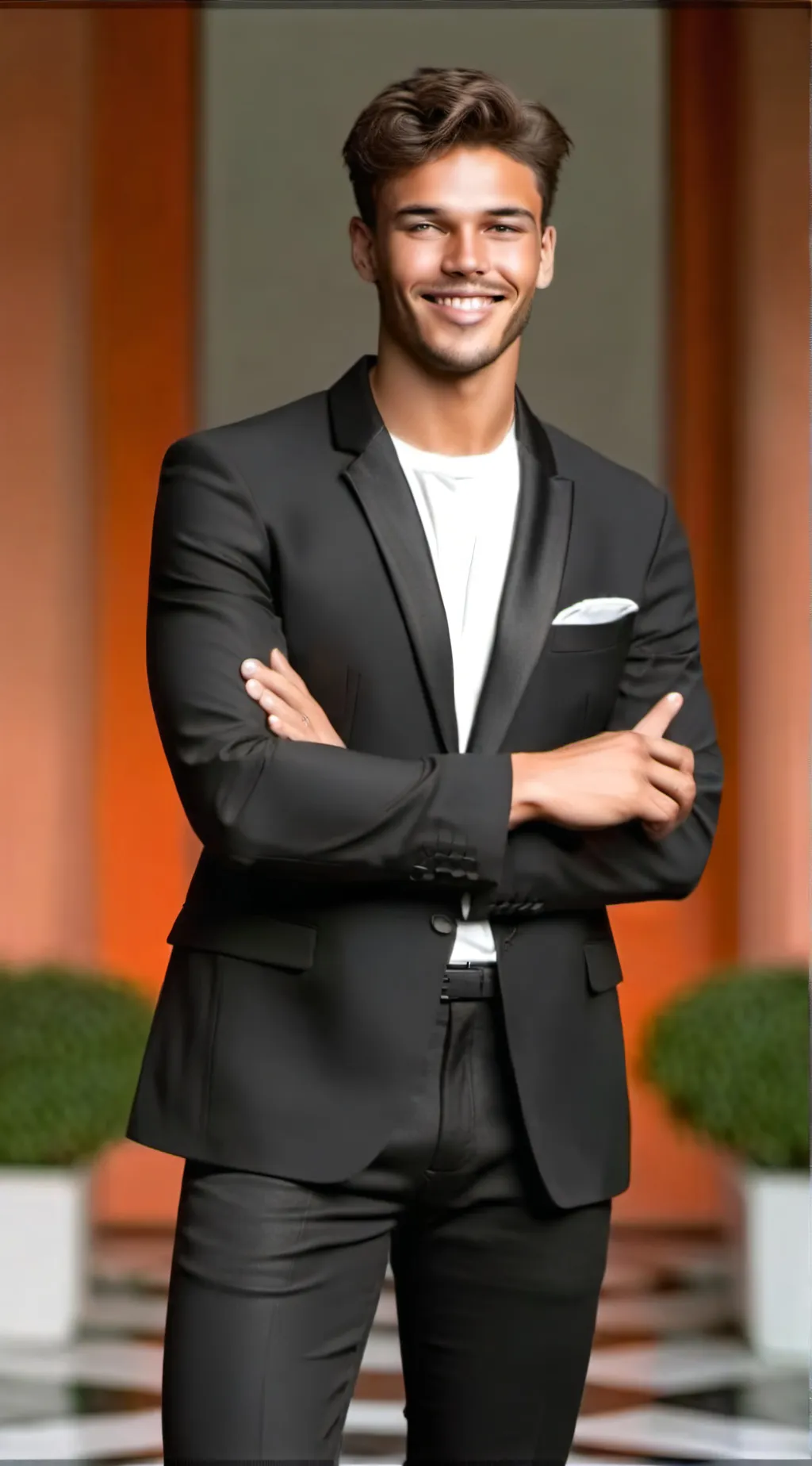 ai character: Carter  background