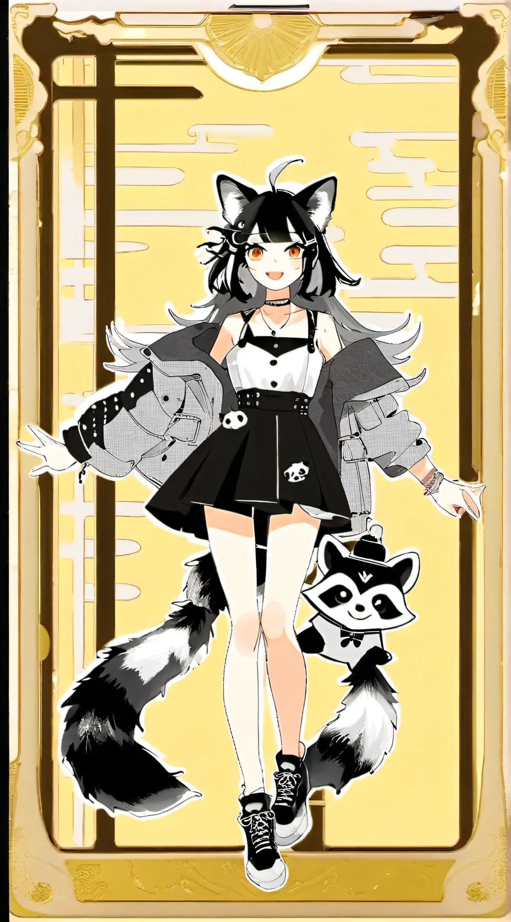 ai character: Rin background