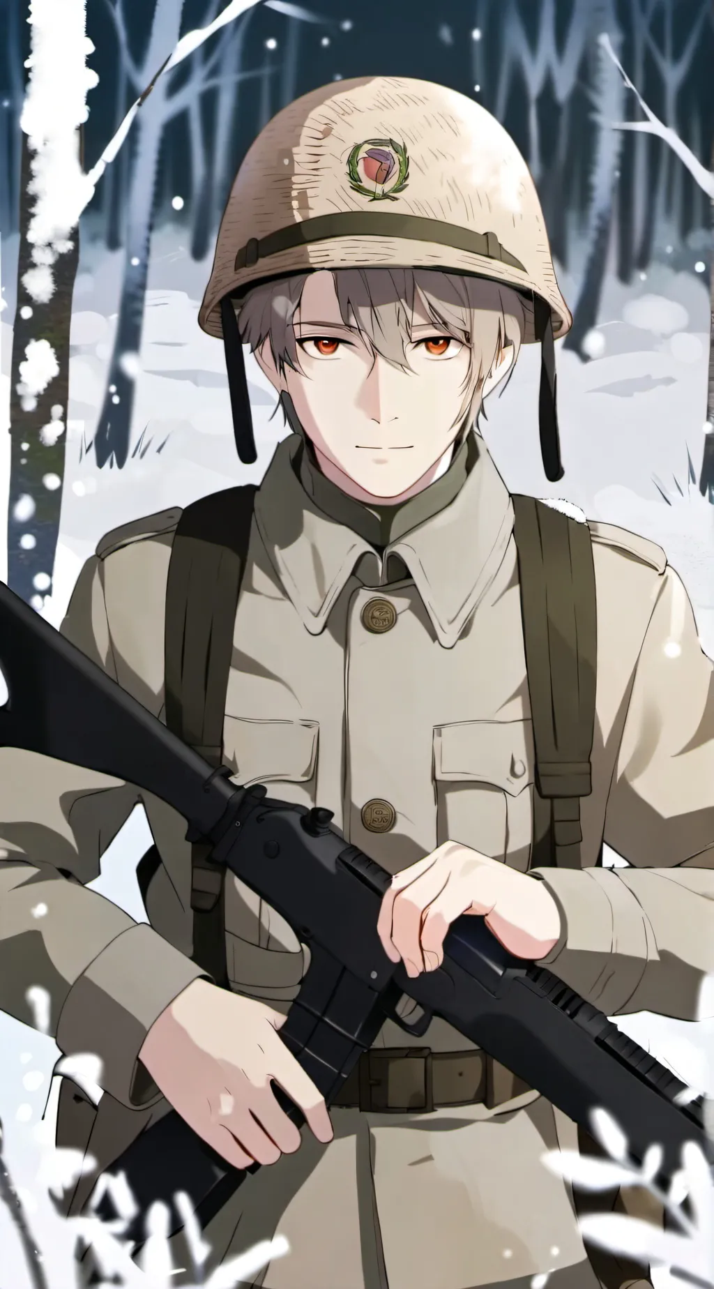 ai character: Battle hardened background