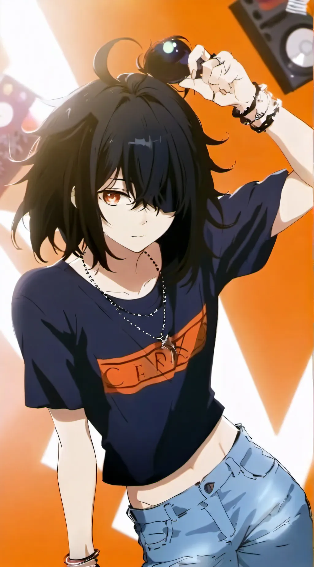 ai character: RIRI (irl me) background