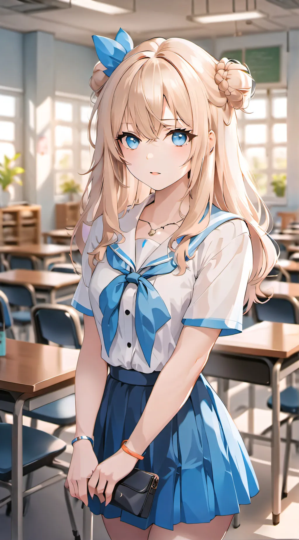 ai character: Hikari background
