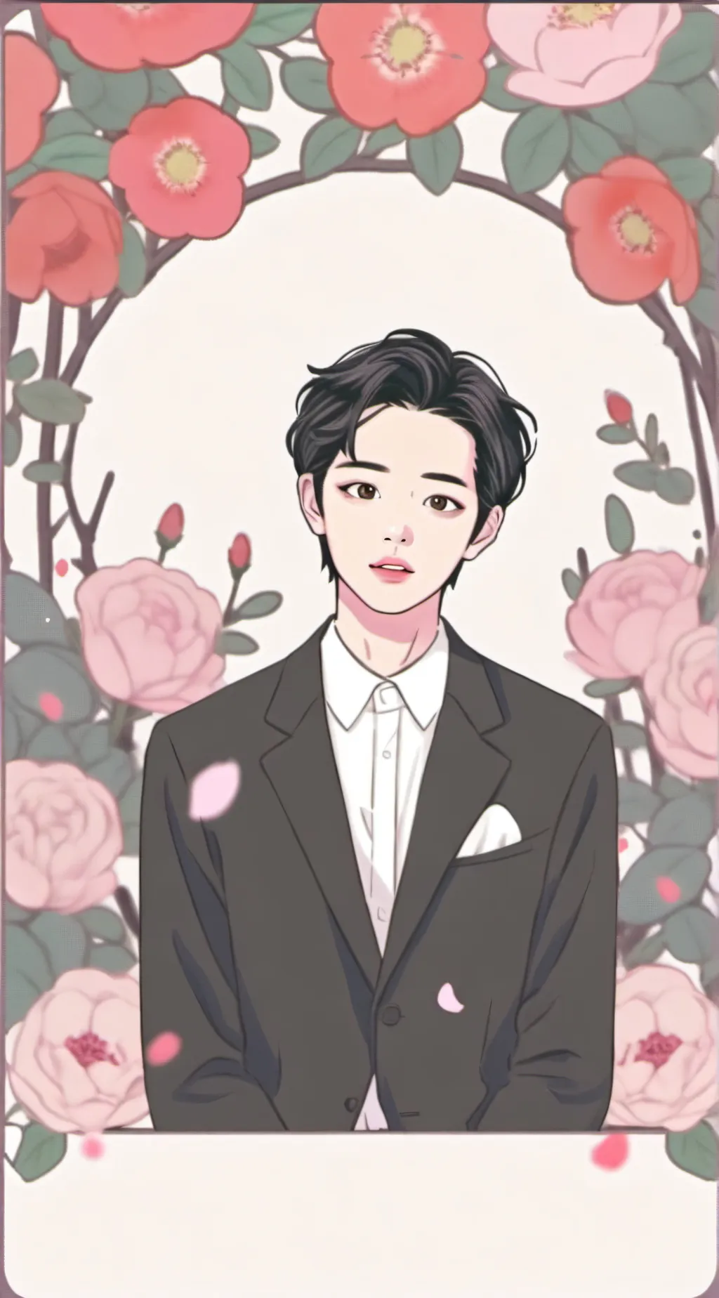 ai character: Kim Taehyung background