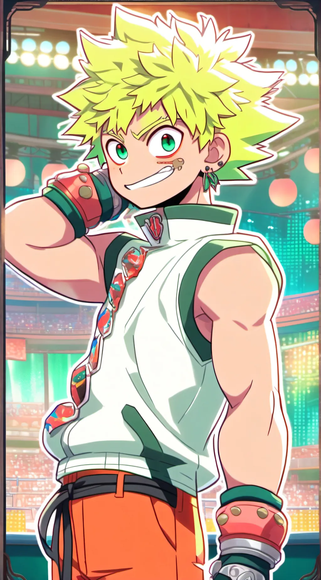 ai character: bakugo background