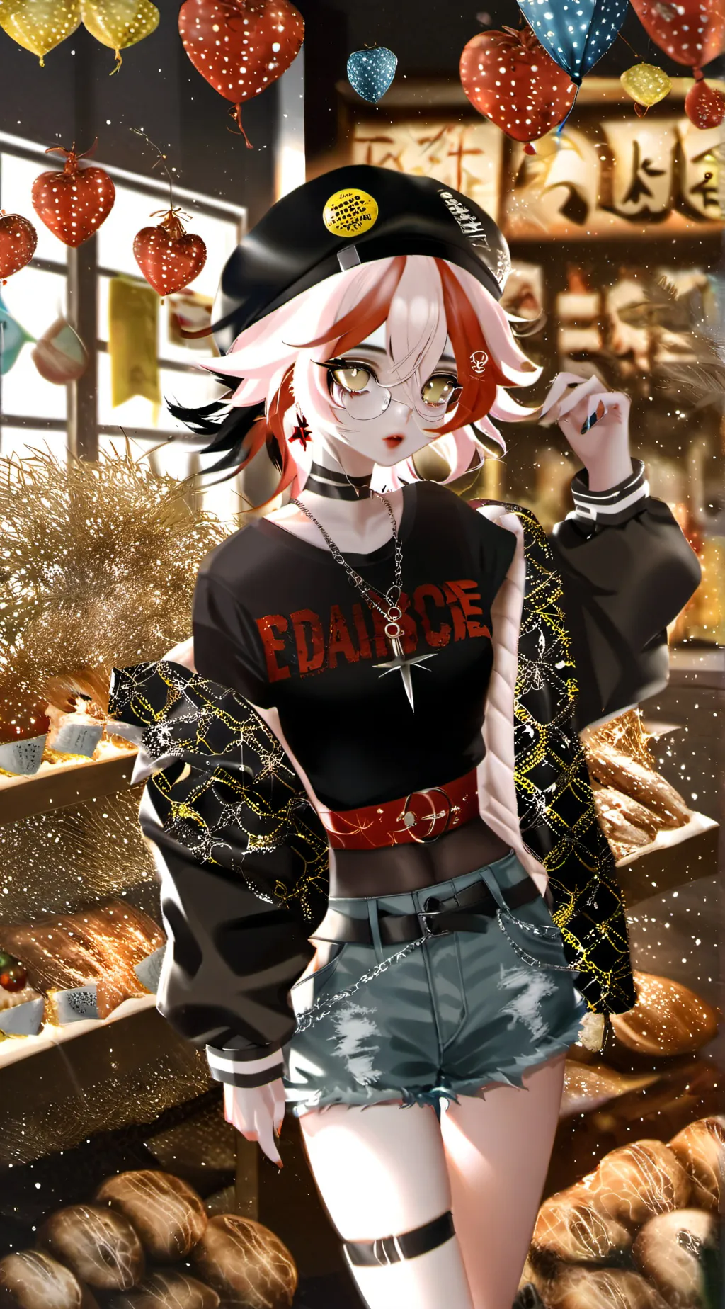 ai character: Lilly bacer  background