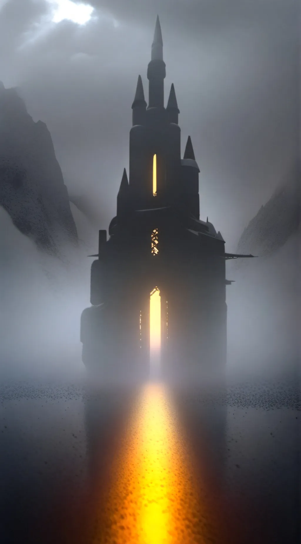 ai character: Nebula background