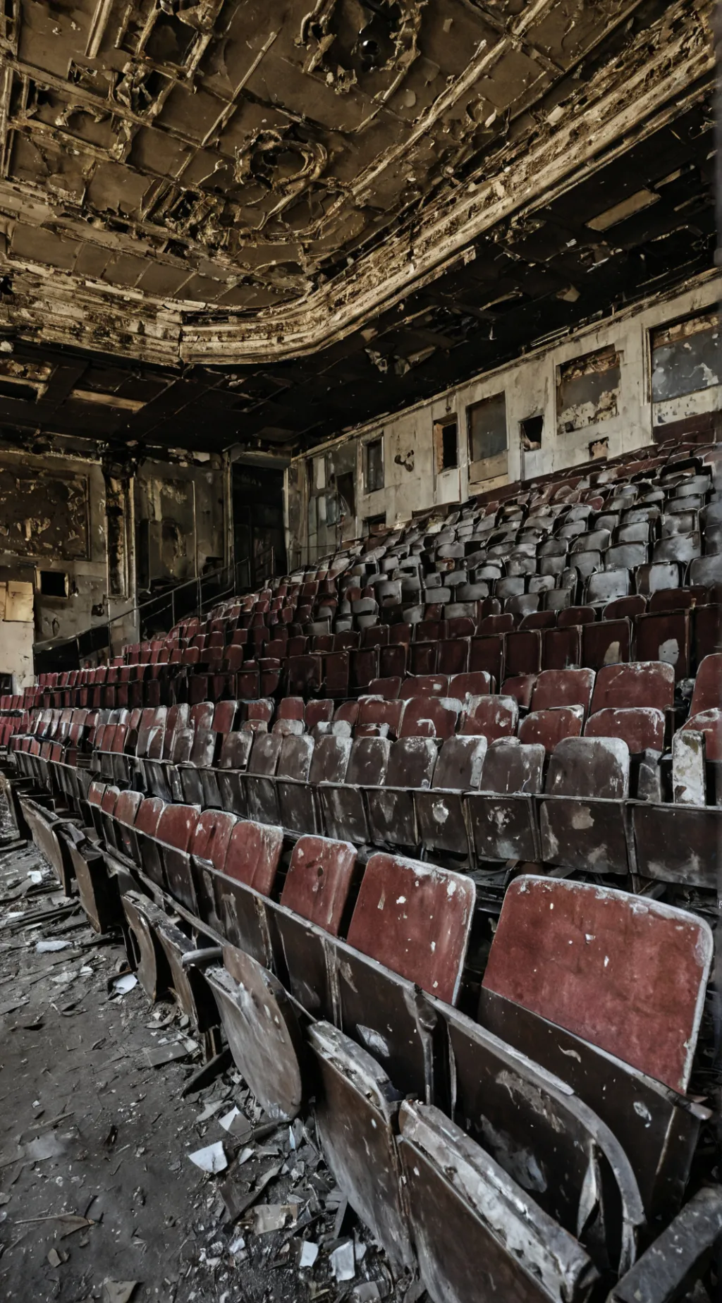 ai character: Creepy Ampitheatre background