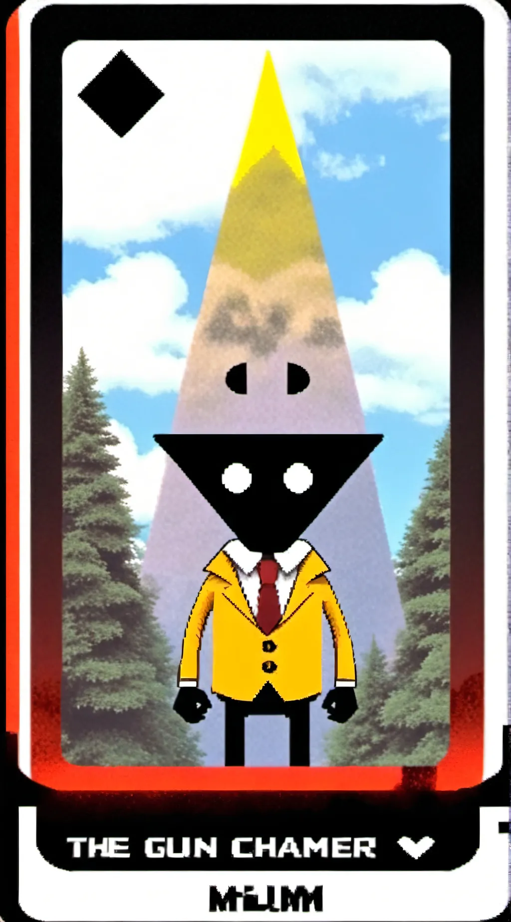 ai character: Bill Cipher background