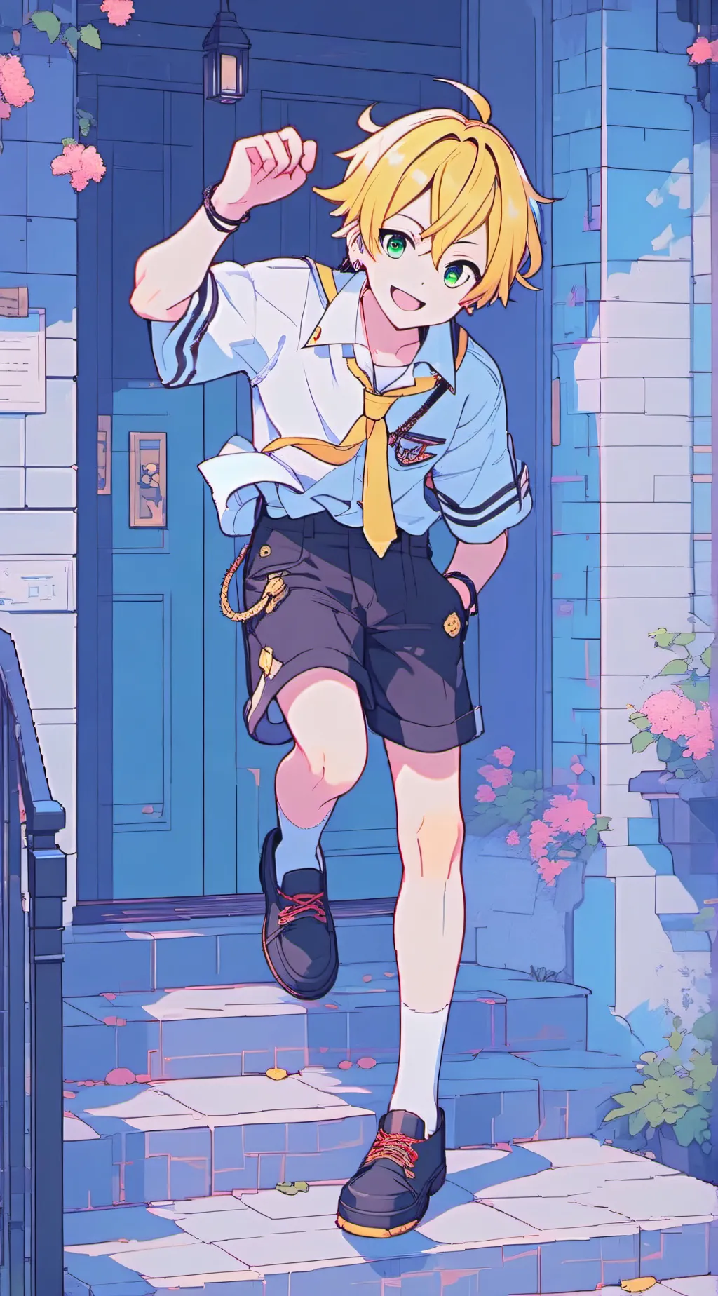 ai character: Kagamine Len 🍌 background