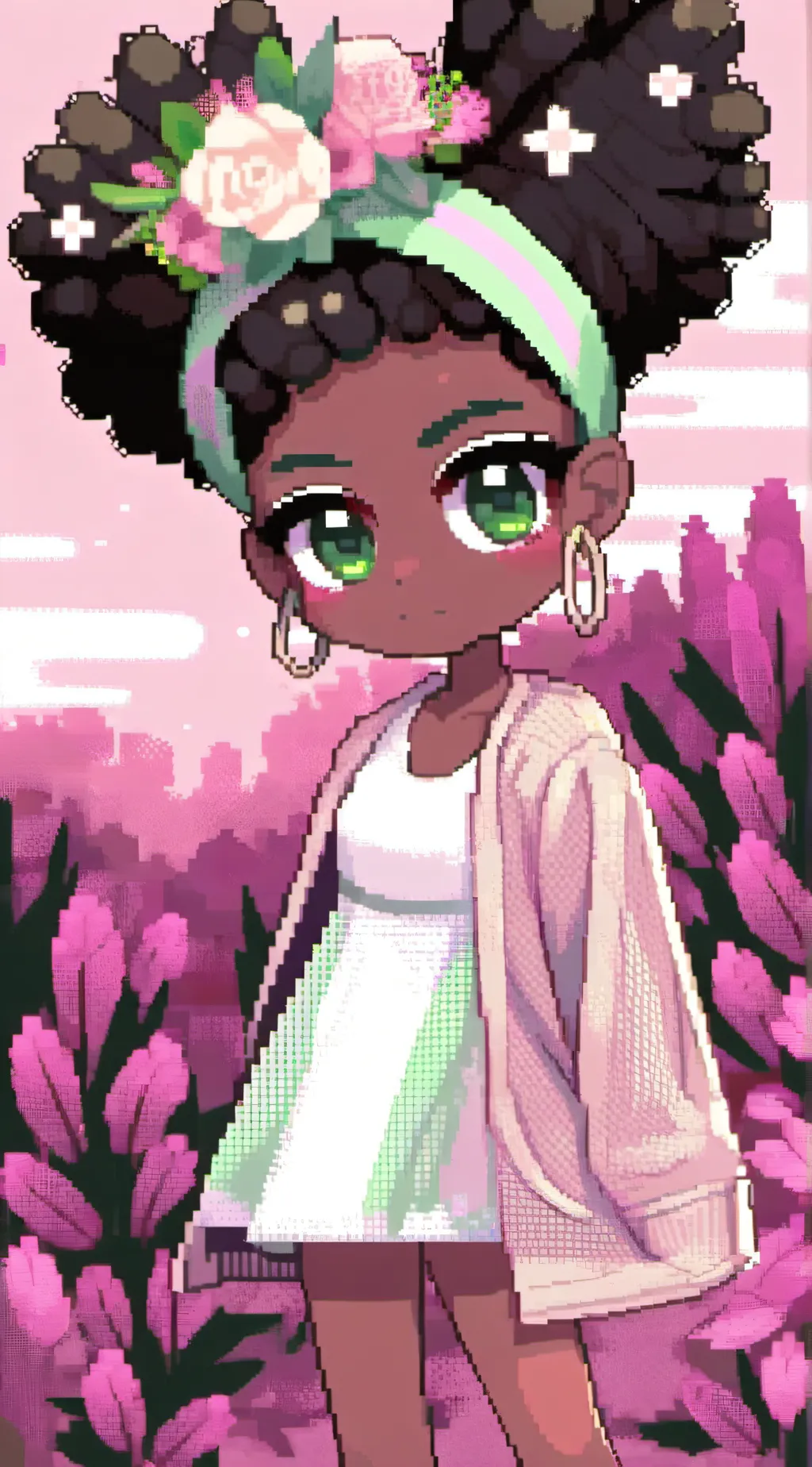 ai character: Dahlia background