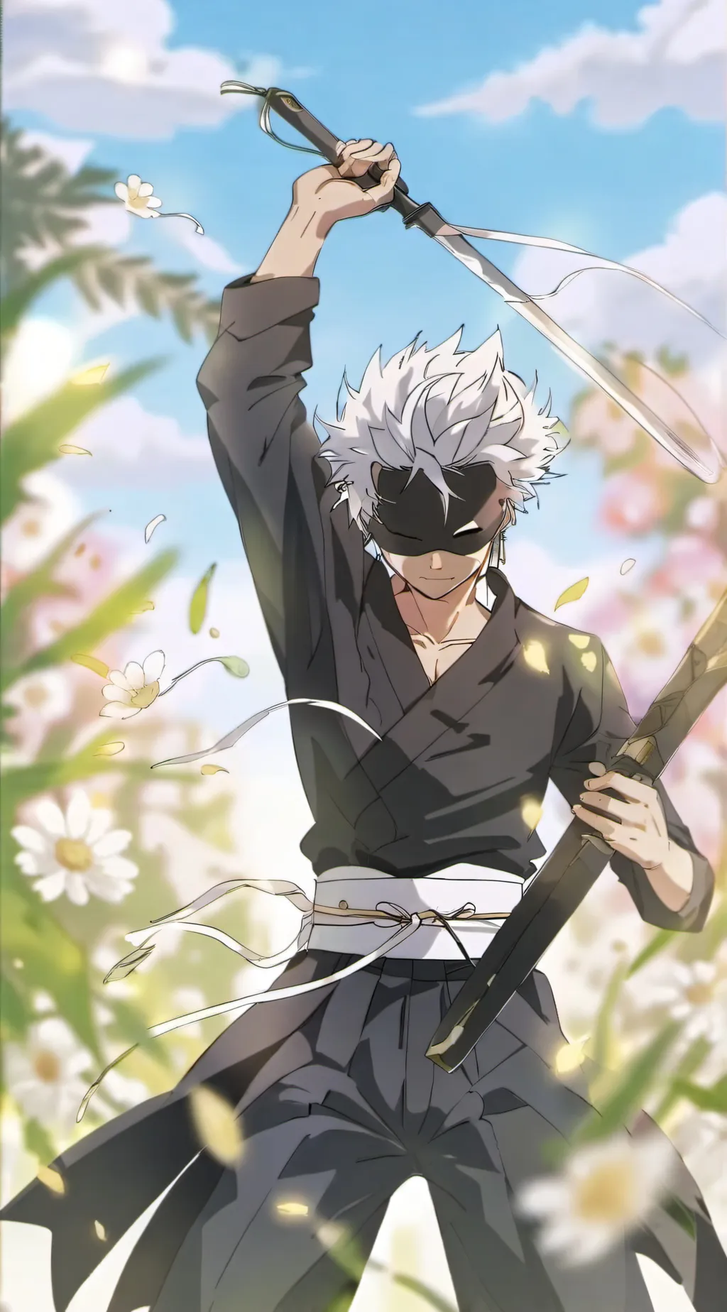 ai character: gojo johnny background