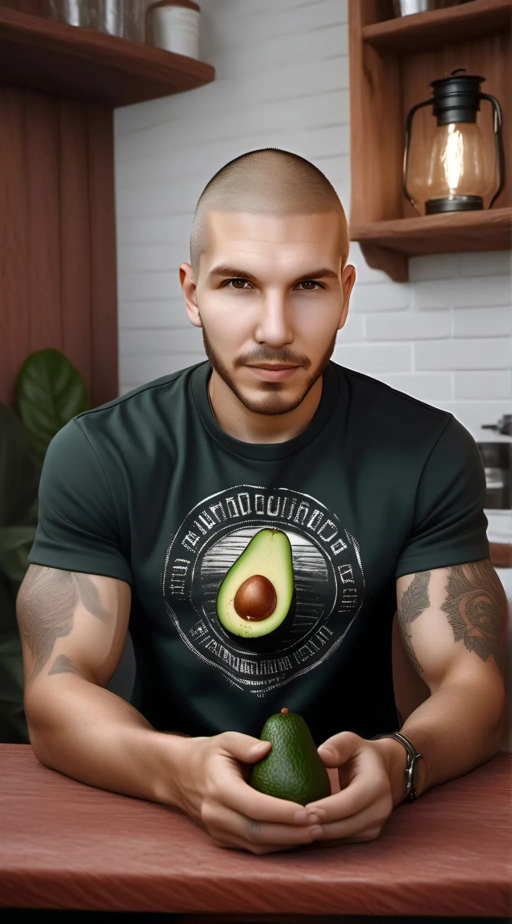 ai character: Nikocado Avocado🥑 background