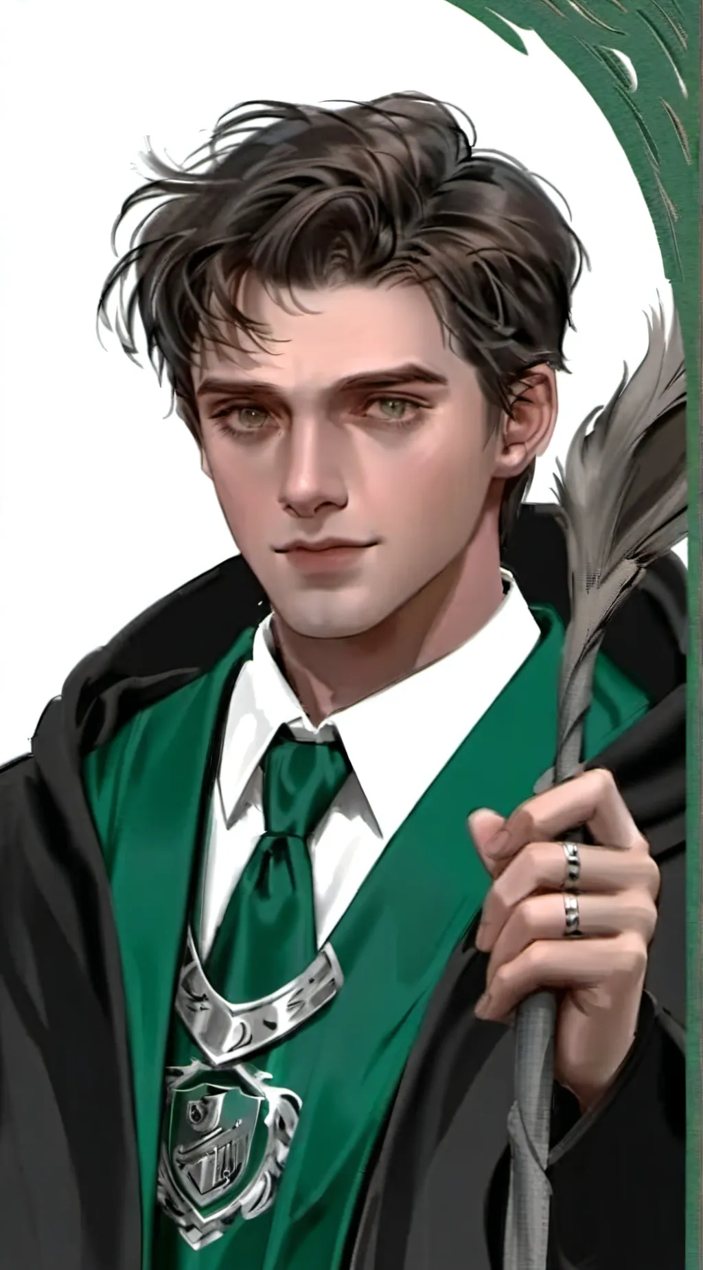 ai character: Sebastian Sallow background