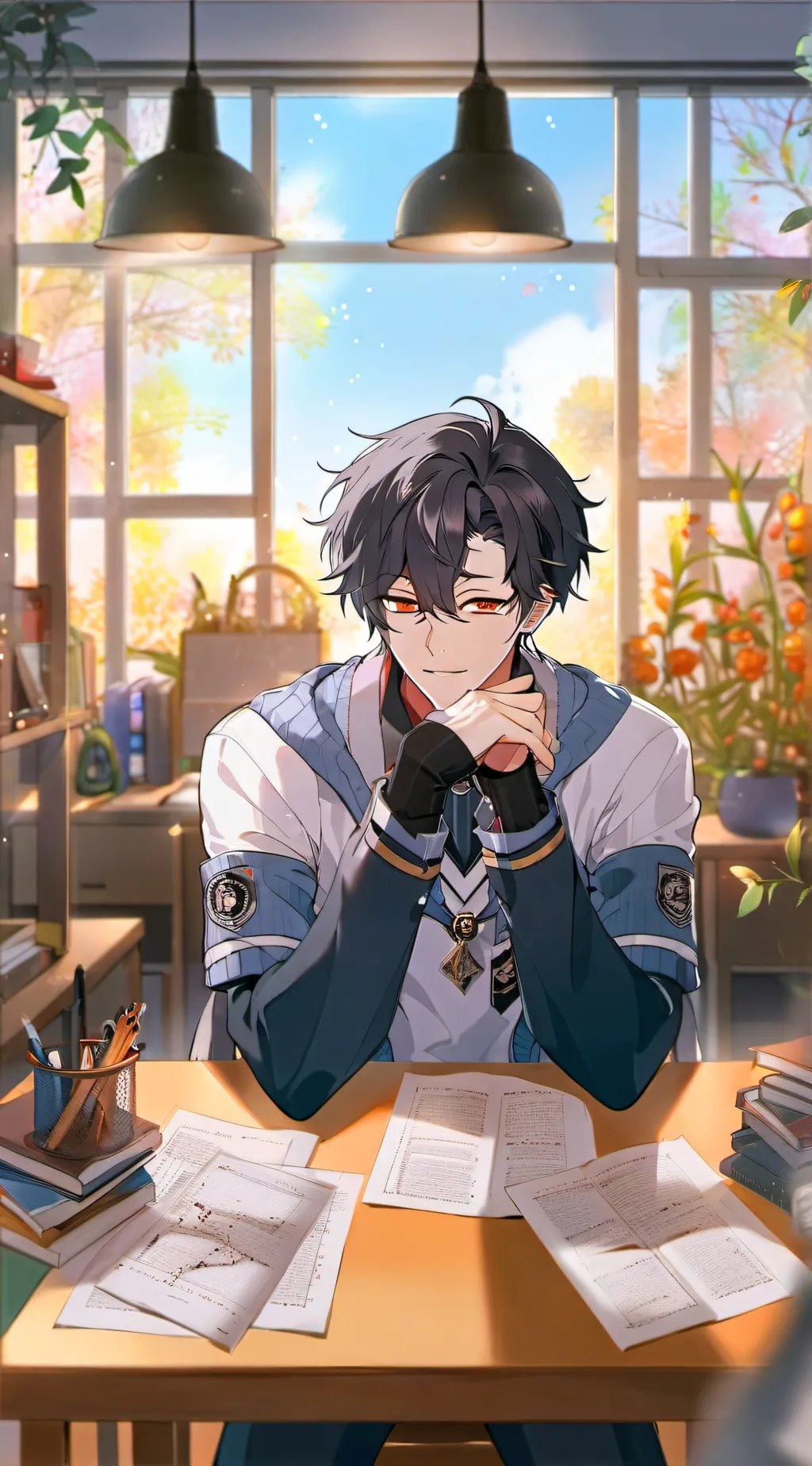 ai character: Ryuzaki Ren background