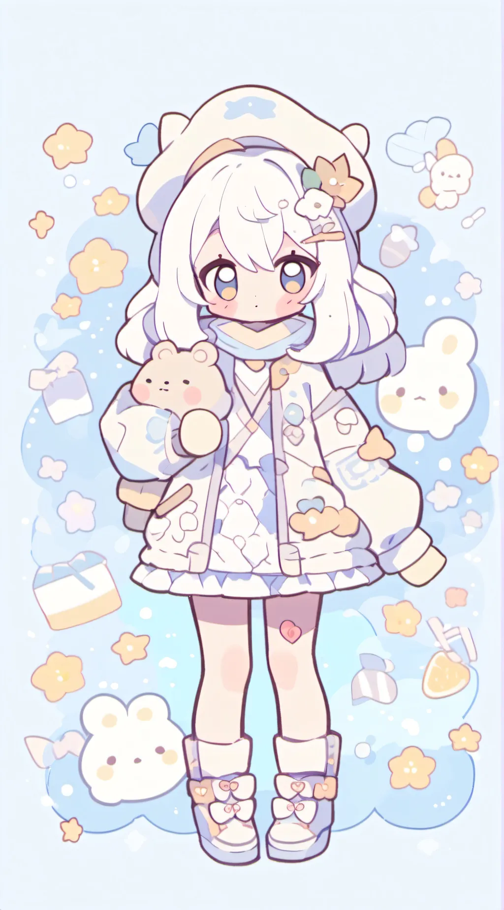 ai character: loona (HB)  background