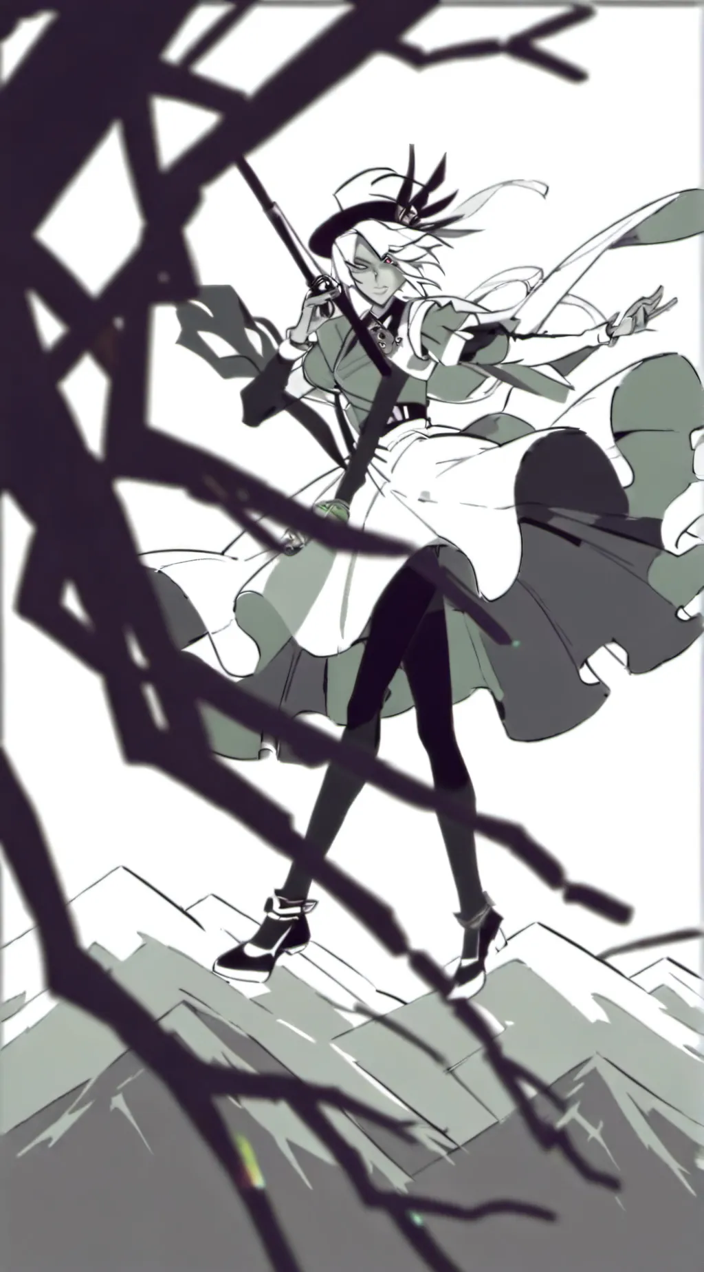 ai character: M G x m E background