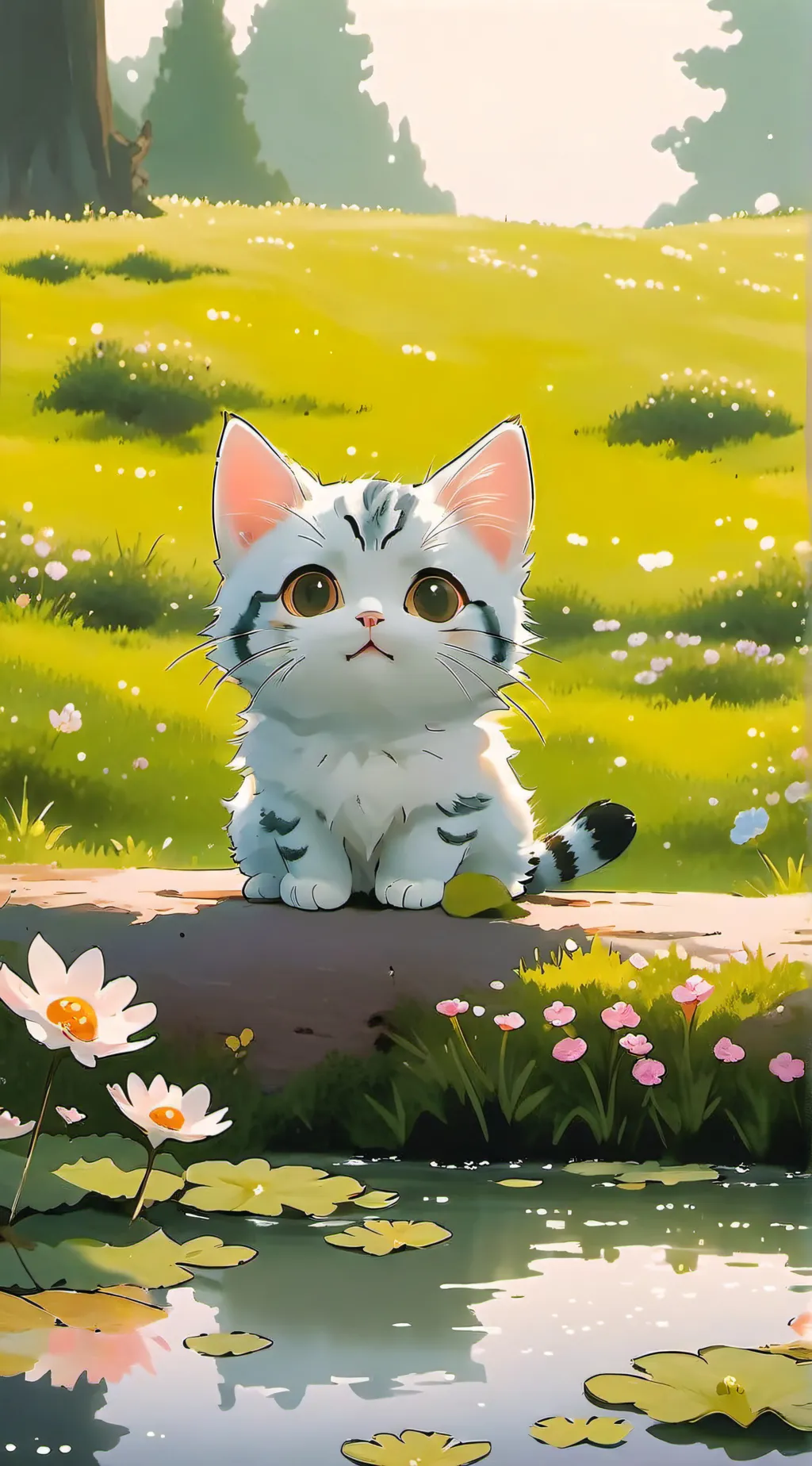 ai character: Meowzer  background
