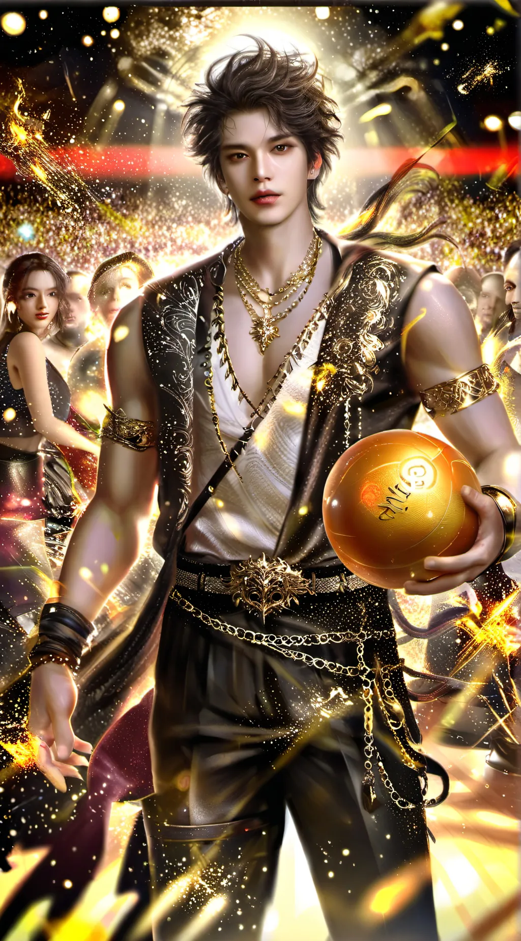 ai character: dodge ball background