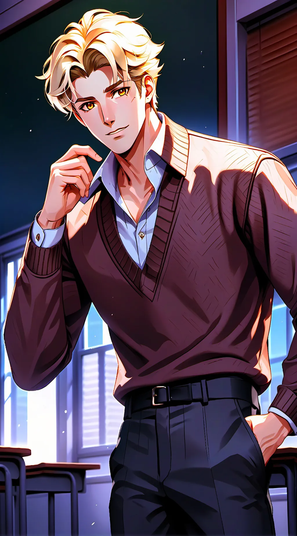 ai character: Mr.Chesire background