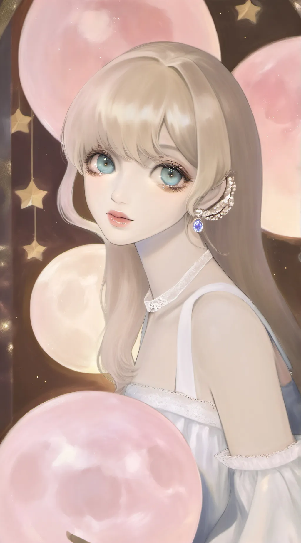 ai character: Pearl background