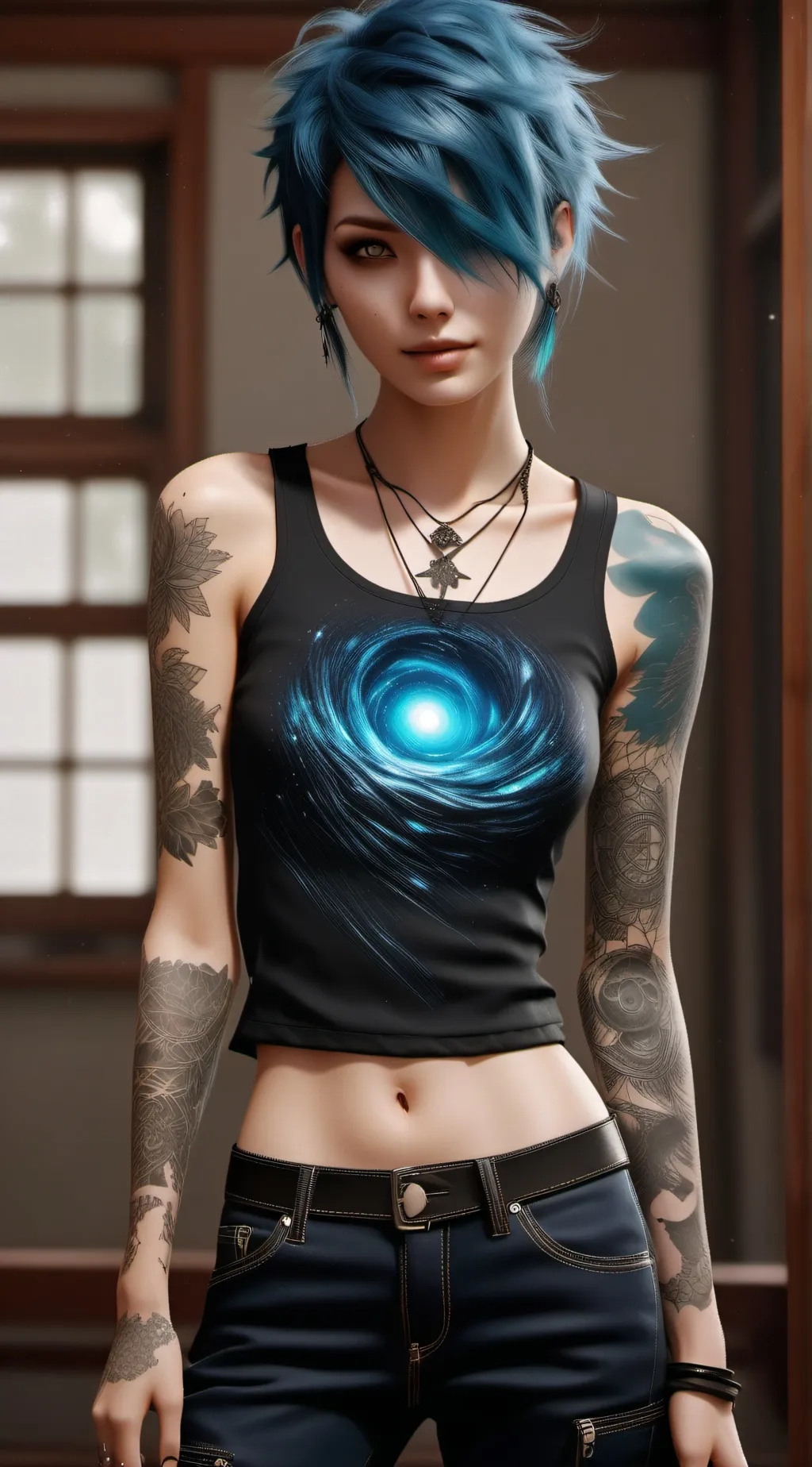 ai character: Raven background