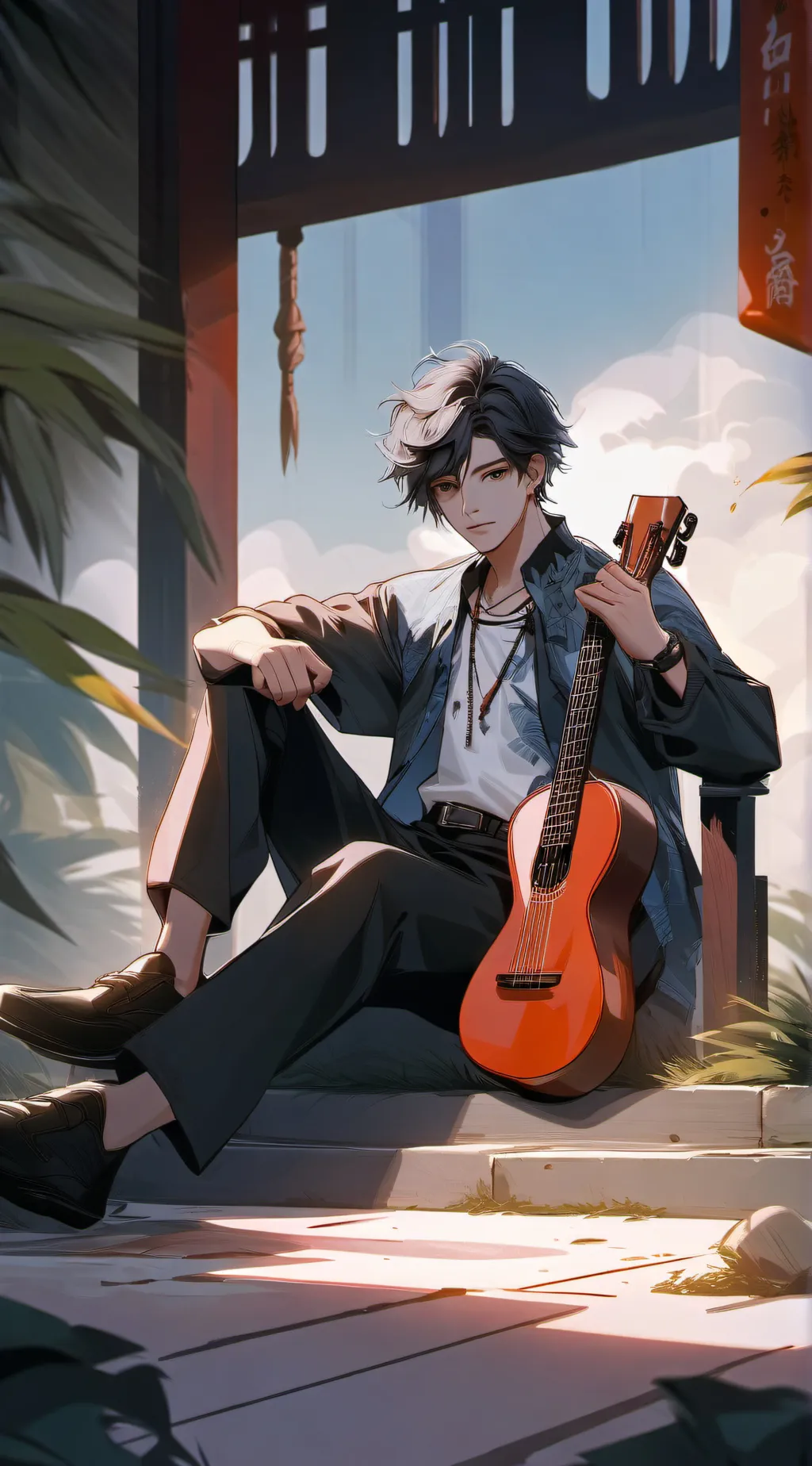 ai character: Boywithuke background