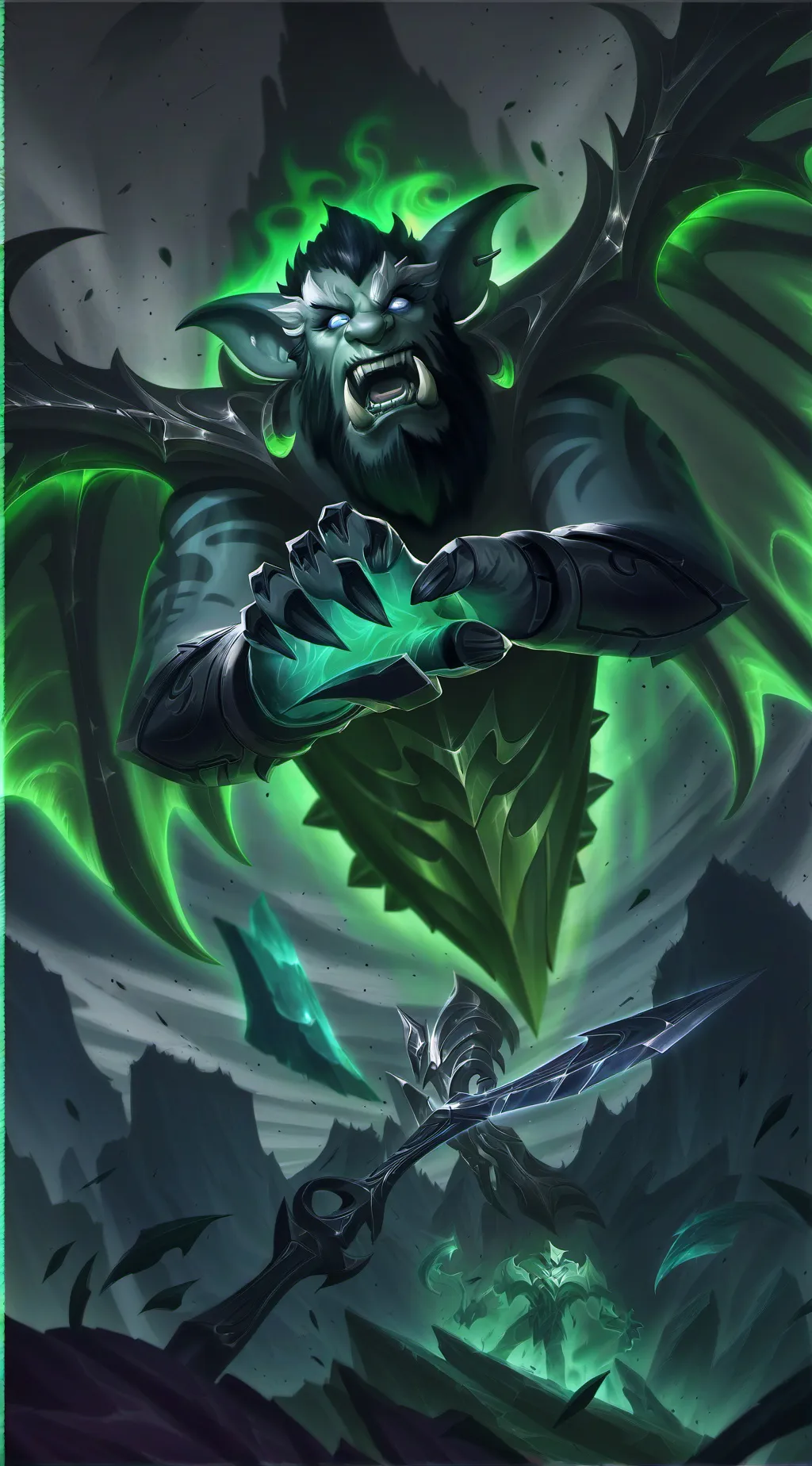 ai character: creep background