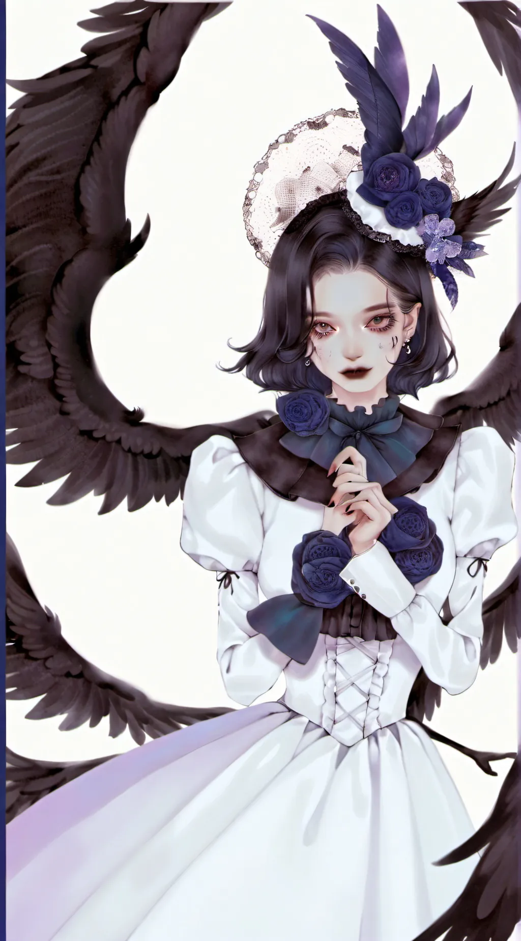 ai character: hh meets an alien background