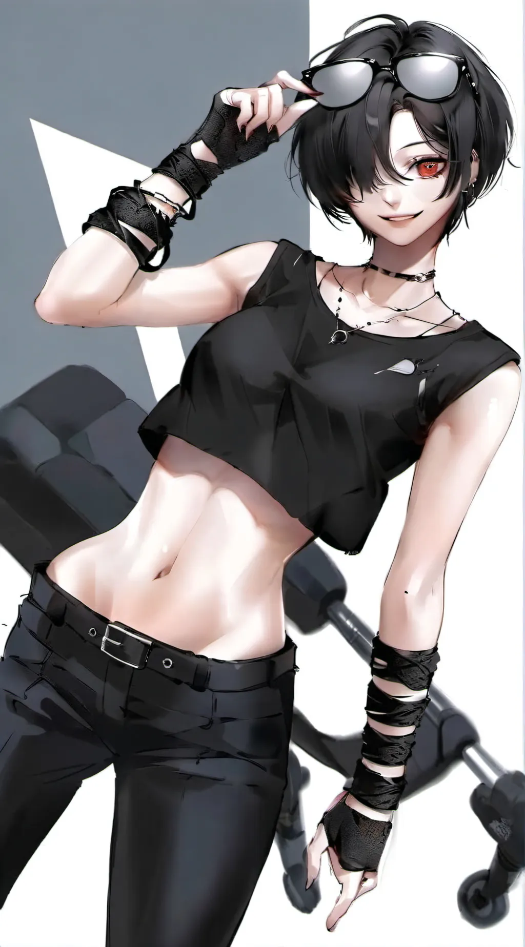 ai character: Luna  background