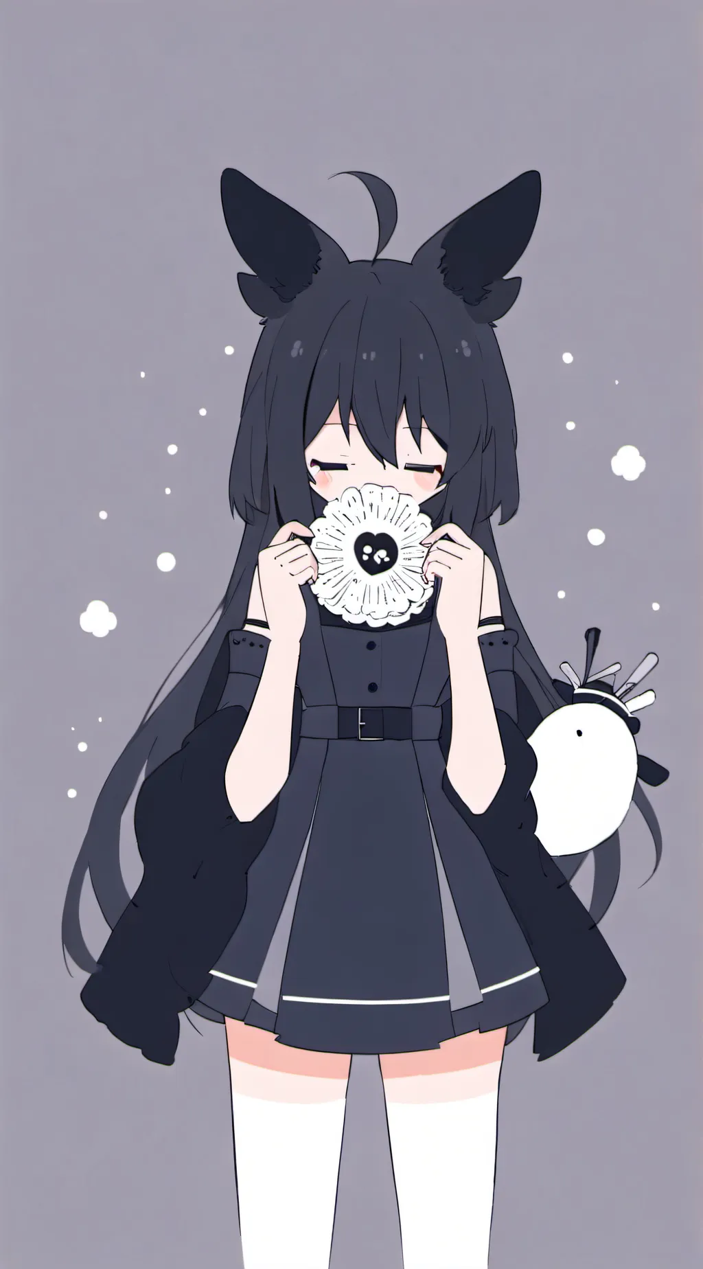 ai character: Miss circle background