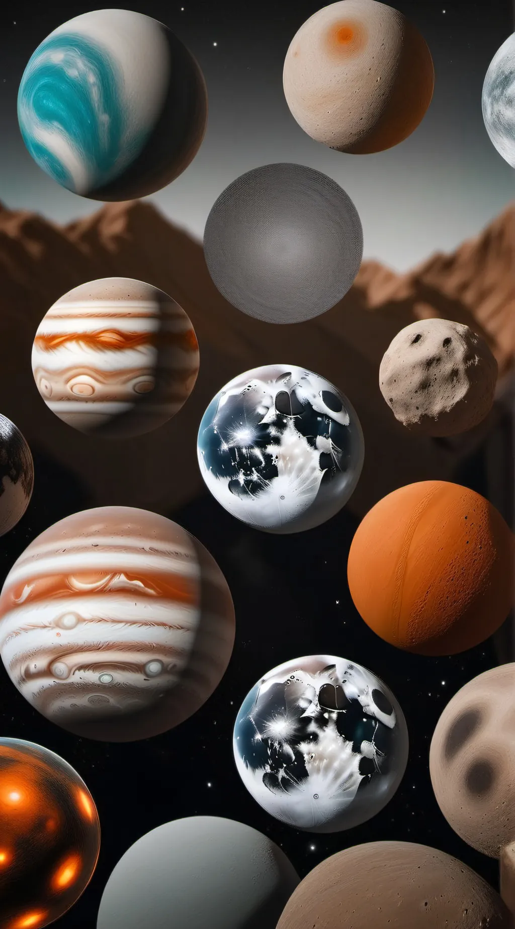 ai character: Solarballs!  background