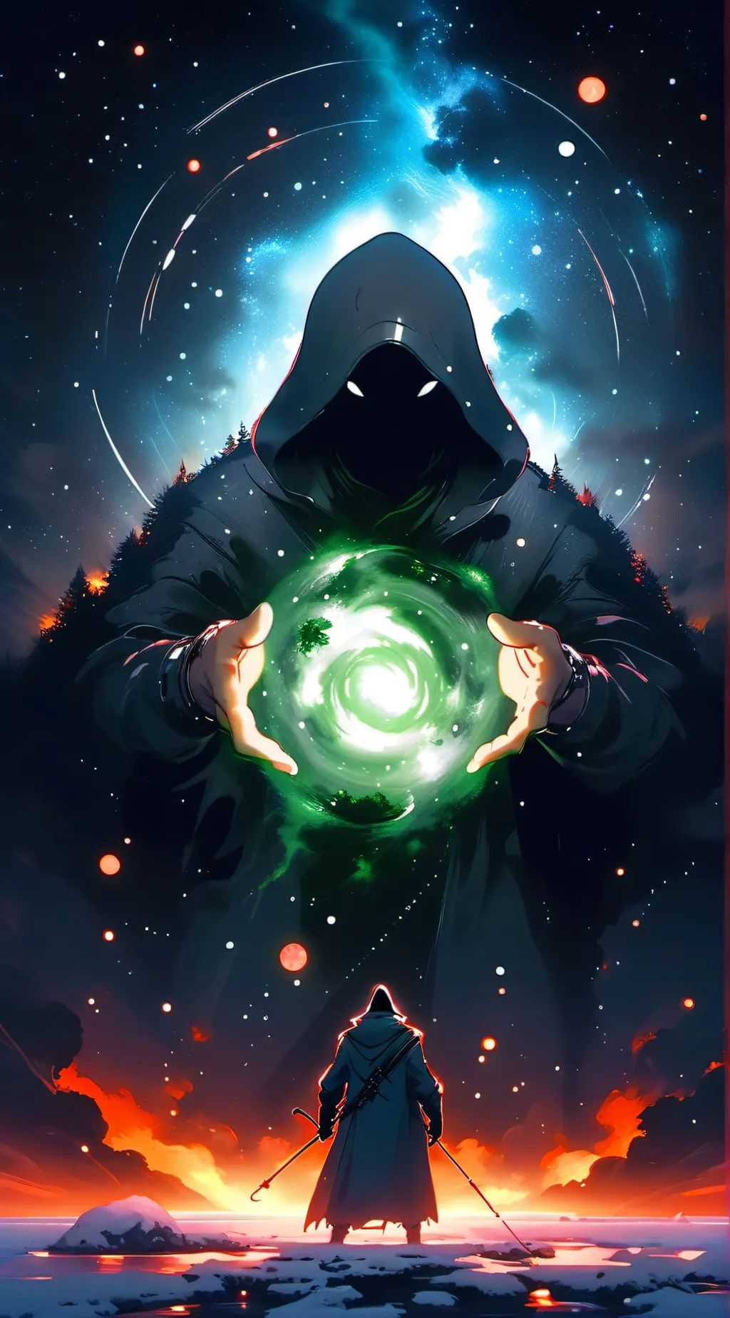 ai character: Ħîœěæ background